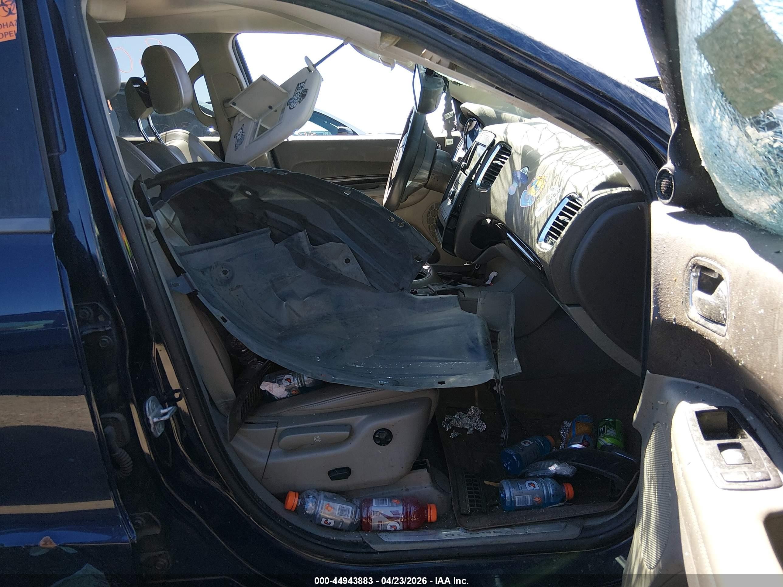 2012 Dodge Durango Crew Blue vin: 1C4RDJDG6CC198160