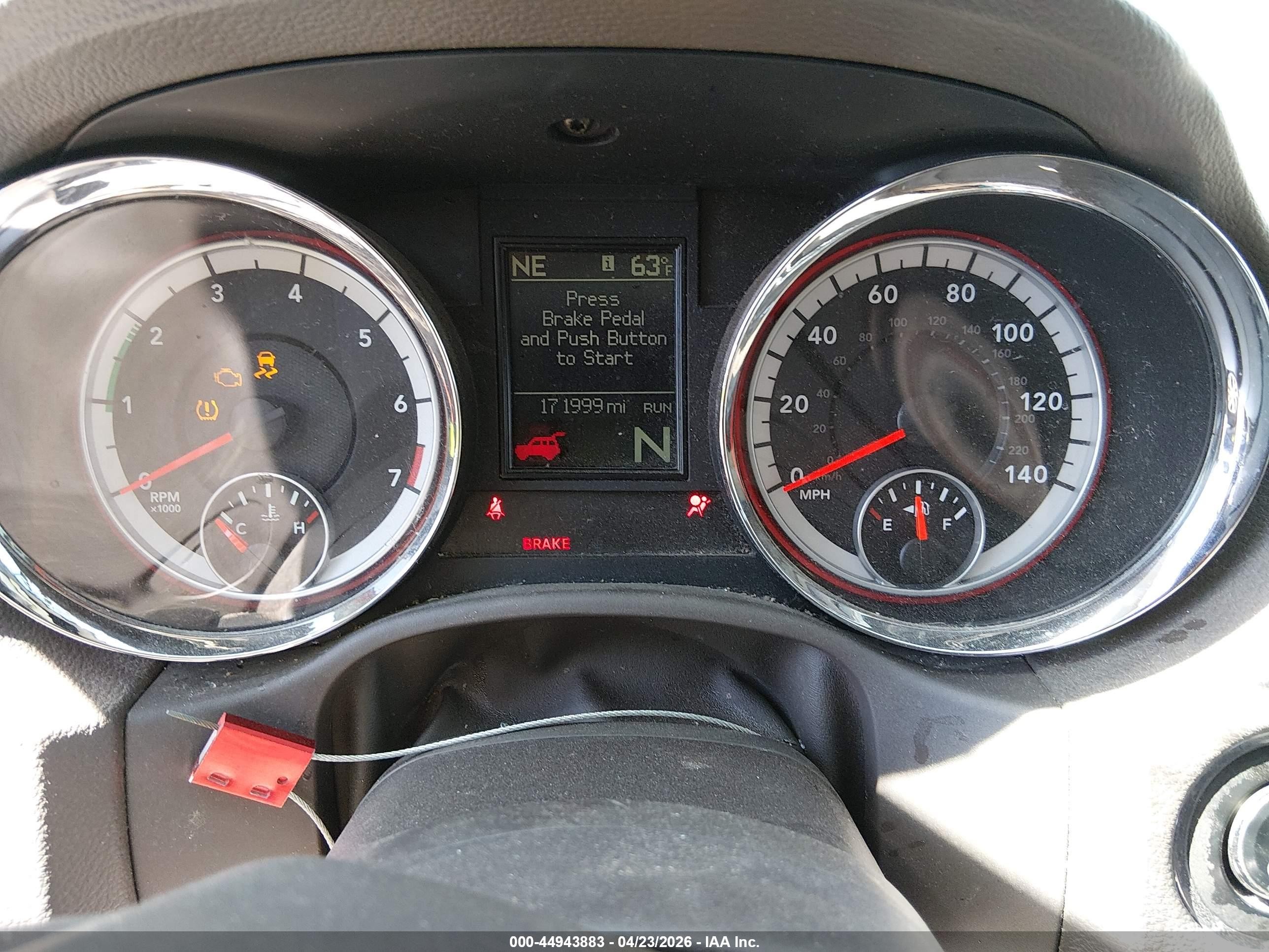 2012 Dodge Durango Crew Blue vin: 1C4RDJDG6CC198160