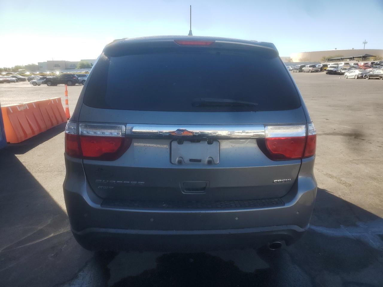 2012 Dodge Durango Crew Gray vin: 1C4RDJDG6CC294953