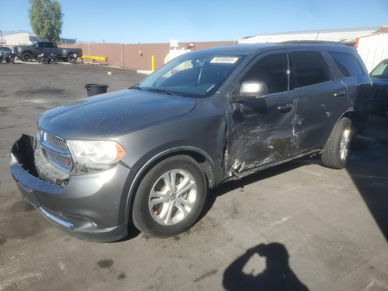 2012 Dodge Durango Crew Gray vin: 1C4RDJDG6CC294953