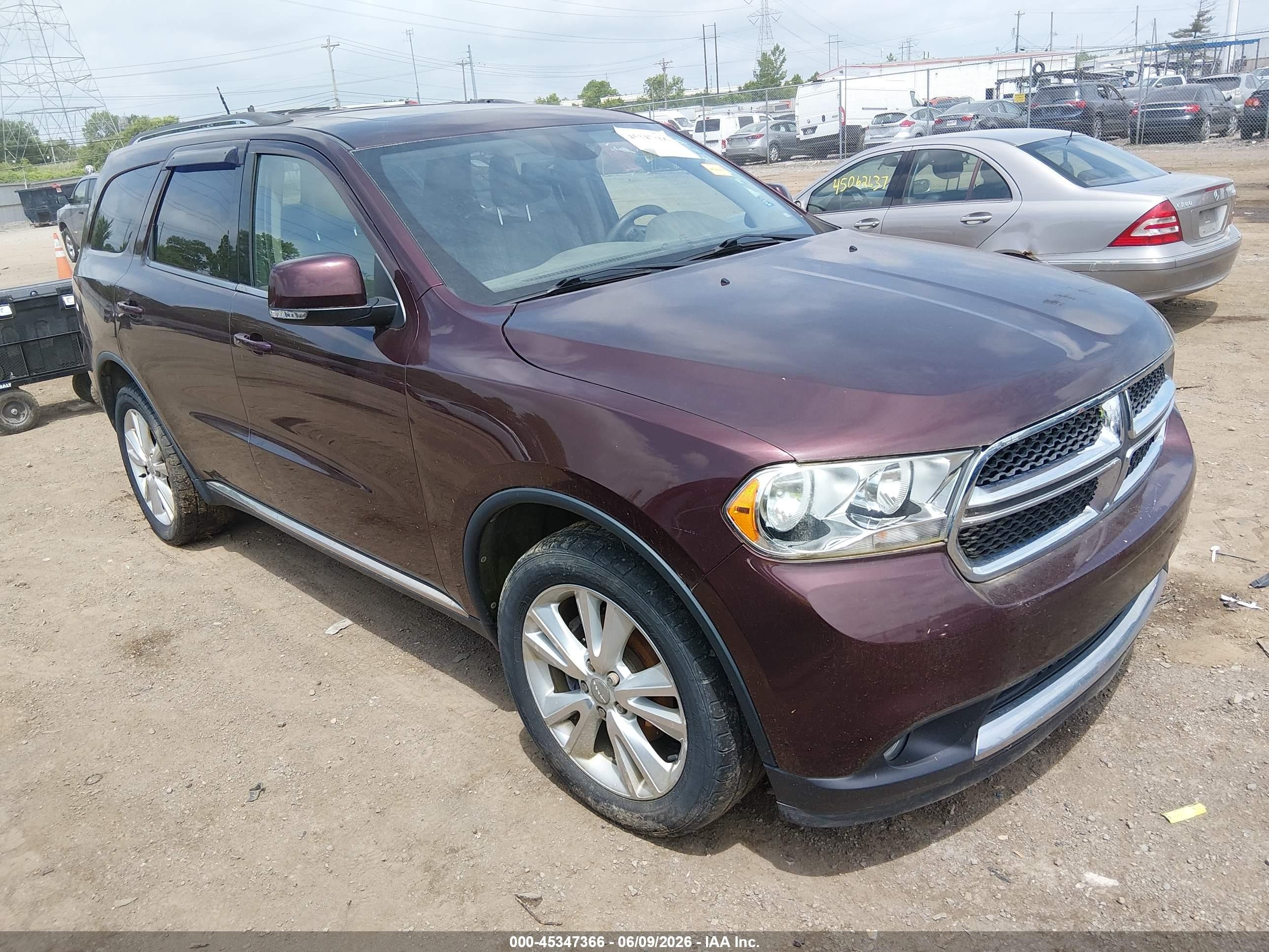2012 Dodge Durango Crew Purple vin: 1C4RDJDG6CC336926