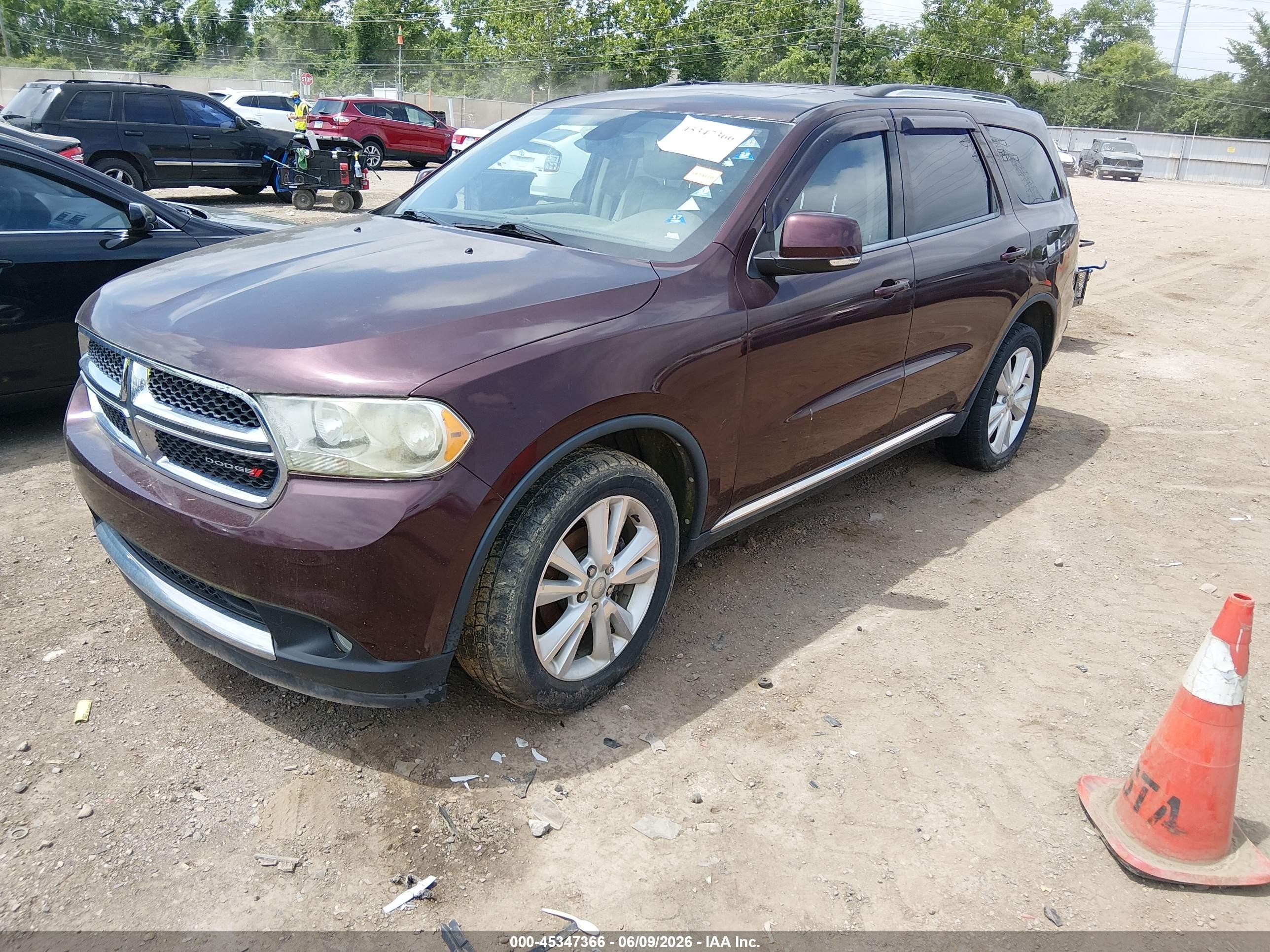 2012 Dodge Durango Crew Purple vin: 1C4RDJDG6CC336926