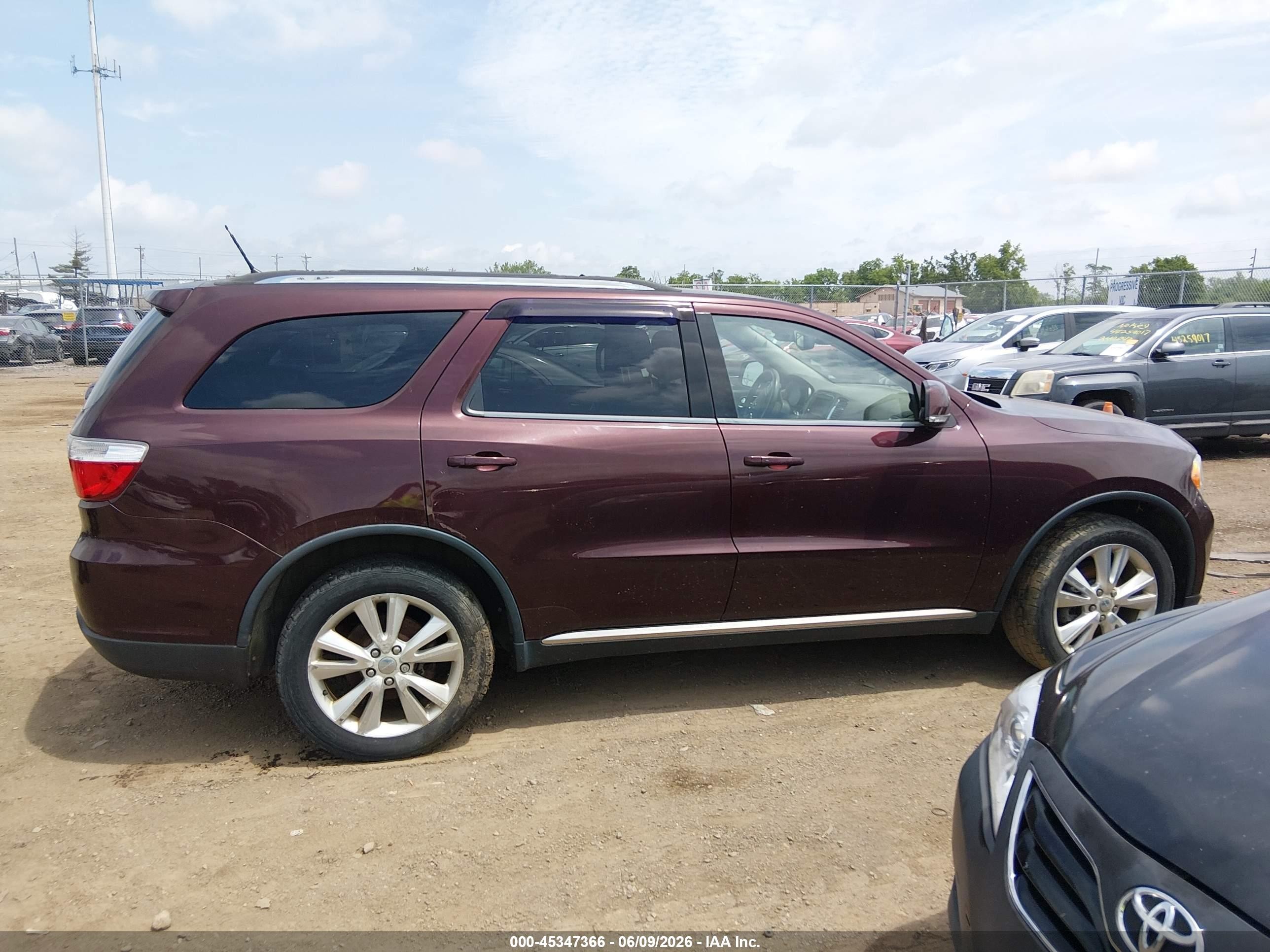 2012 Dodge Durango Crew Purple vin: 1C4RDJDG6CC336926
