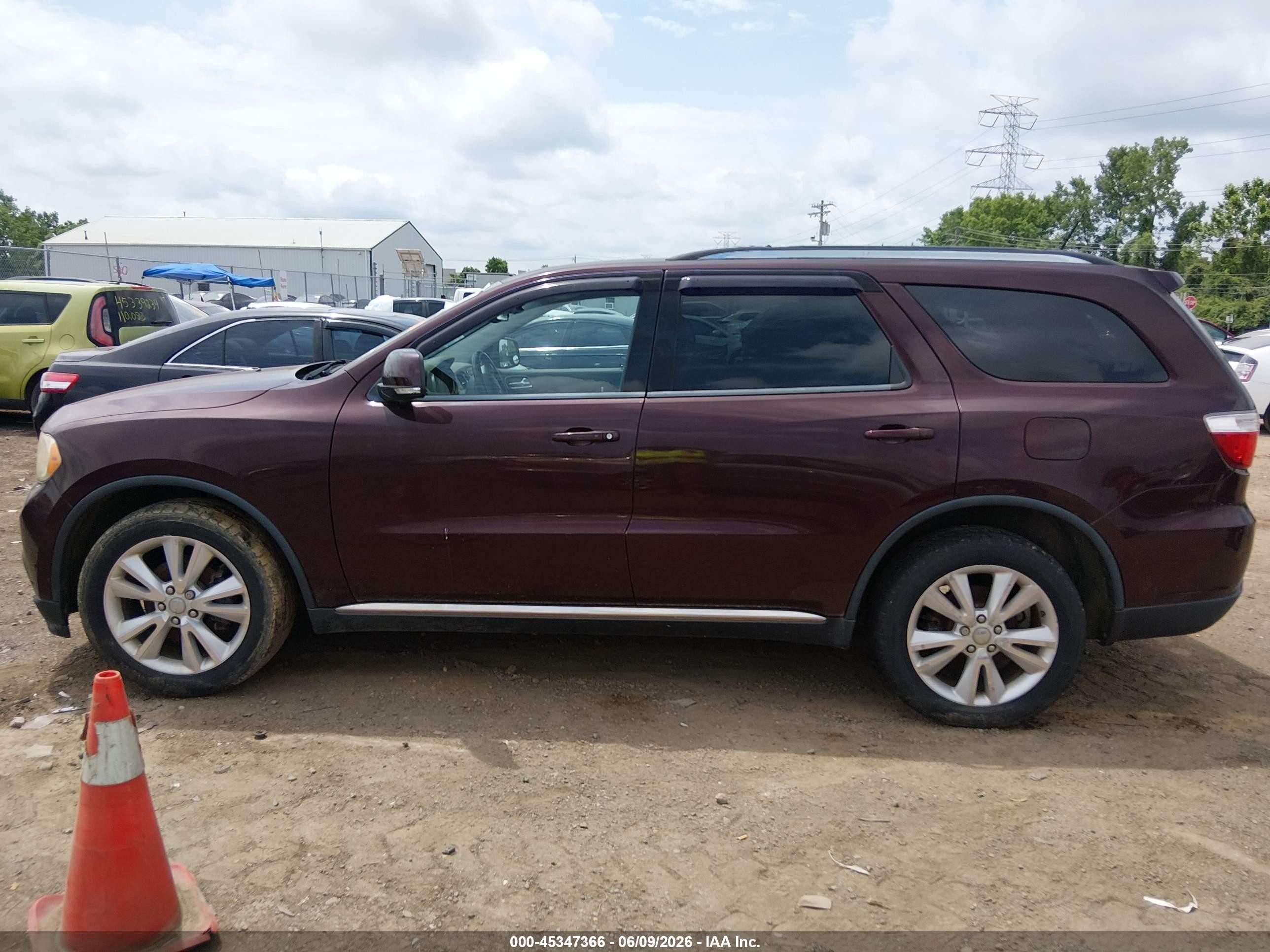 2012 Dodge Durango Crew Purple vin: 1C4RDJDG6CC336926