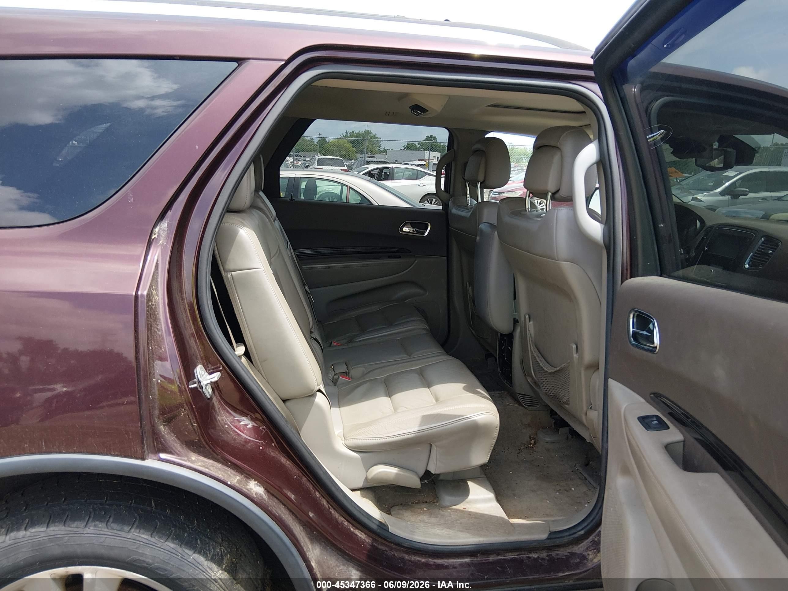2012 Dodge Durango Crew Purple vin: 1C4RDJDG6CC336926