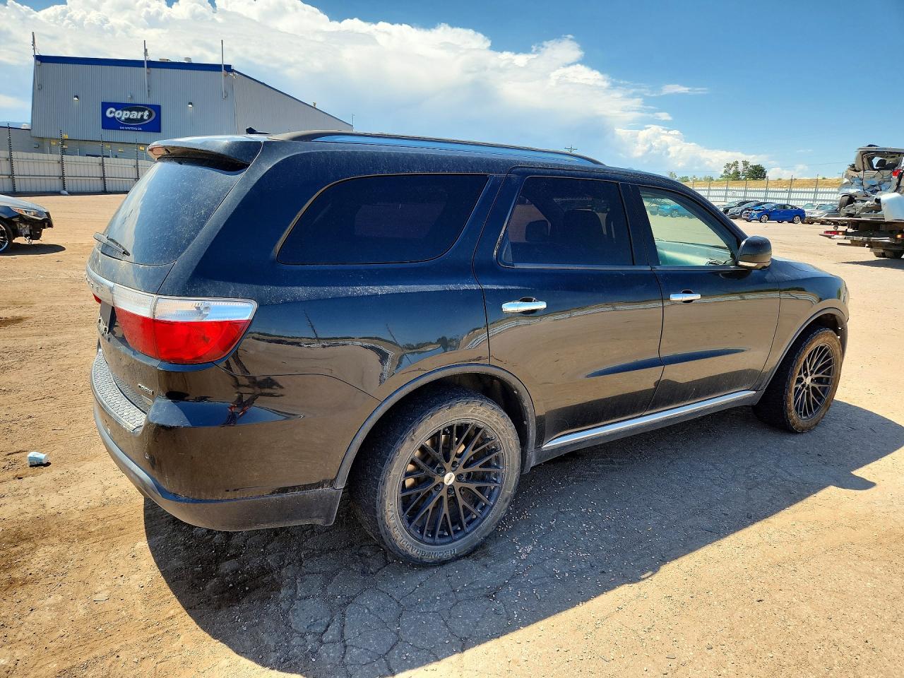 2013 Dodge Durango Crew Black vin: 1C4RDJDG6DC608568