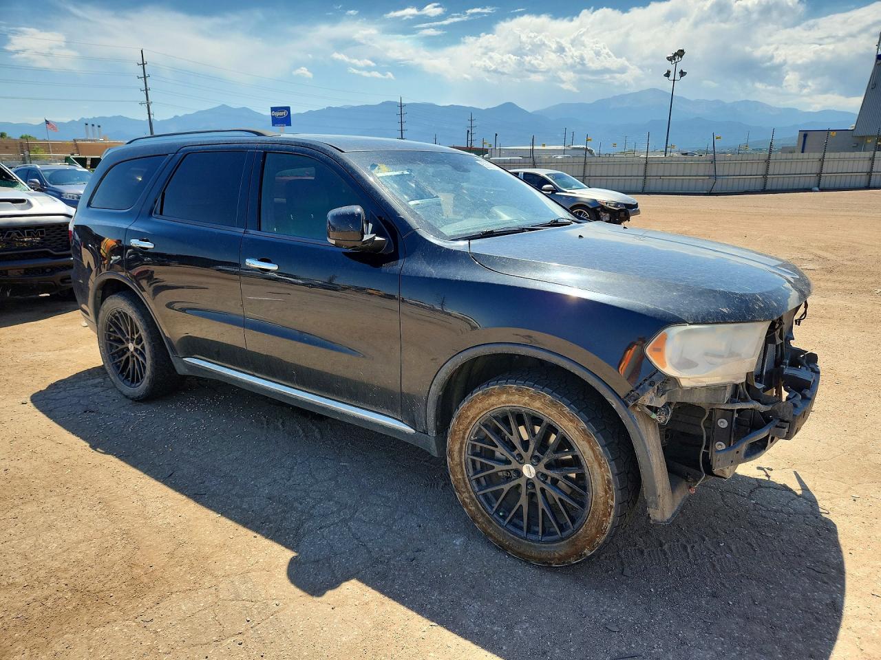 2013 Dodge Durango Crew Black vin: 1C4RDJDG6DC608568
