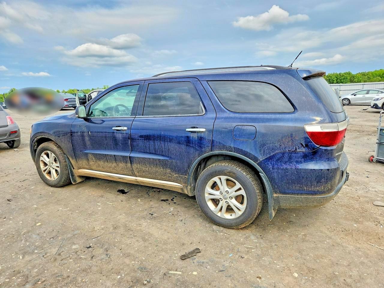 2013 Dodge Durango Crew Blue vin: 1C4RDJDG6DC608828