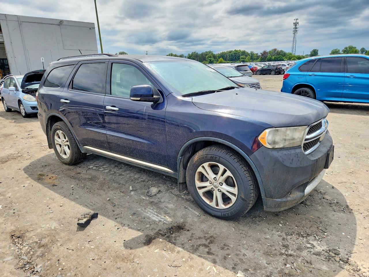 2013 Dodge Durango Crew Blue vin: 1C4RDJDG6DC608828