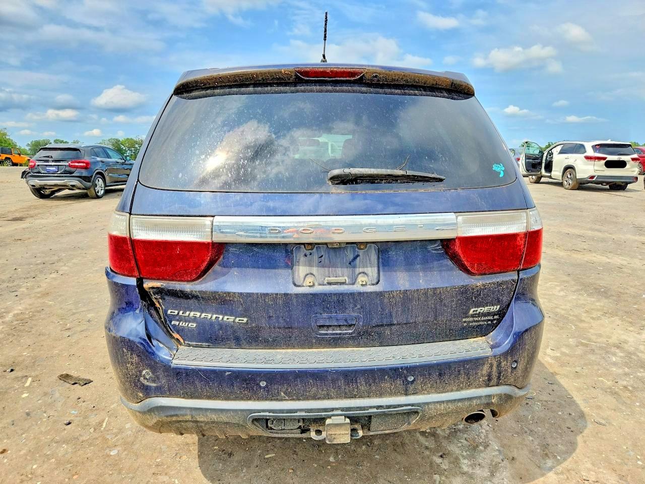 2013 Dodge Durango Crew Blue vin: 1C4RDJDG6DC608828