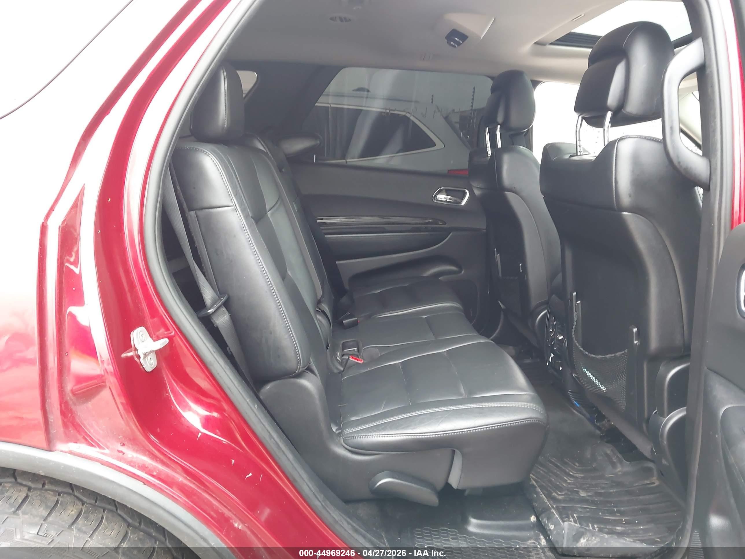 2013 Dodge Durango Crew Red vin: 1C4RDJDG6DC616623