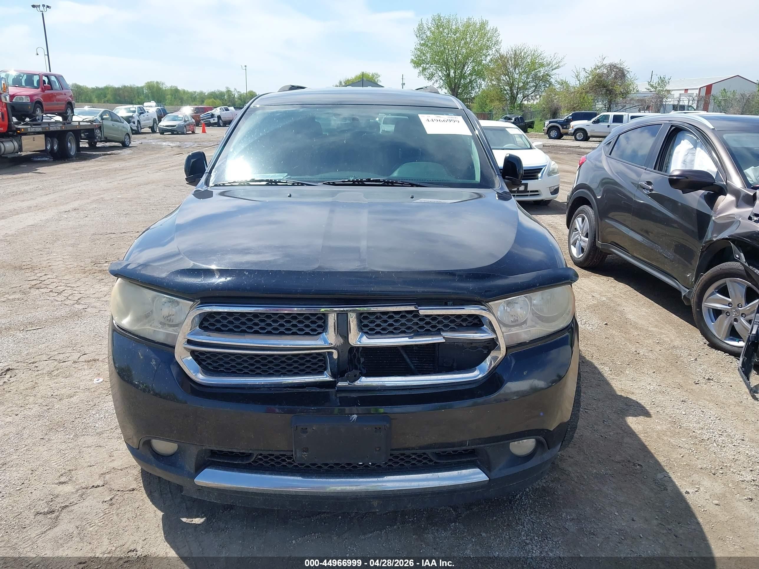 2013 Dodge Durango Crew Black vin: 1C4RDJDG6DC629243