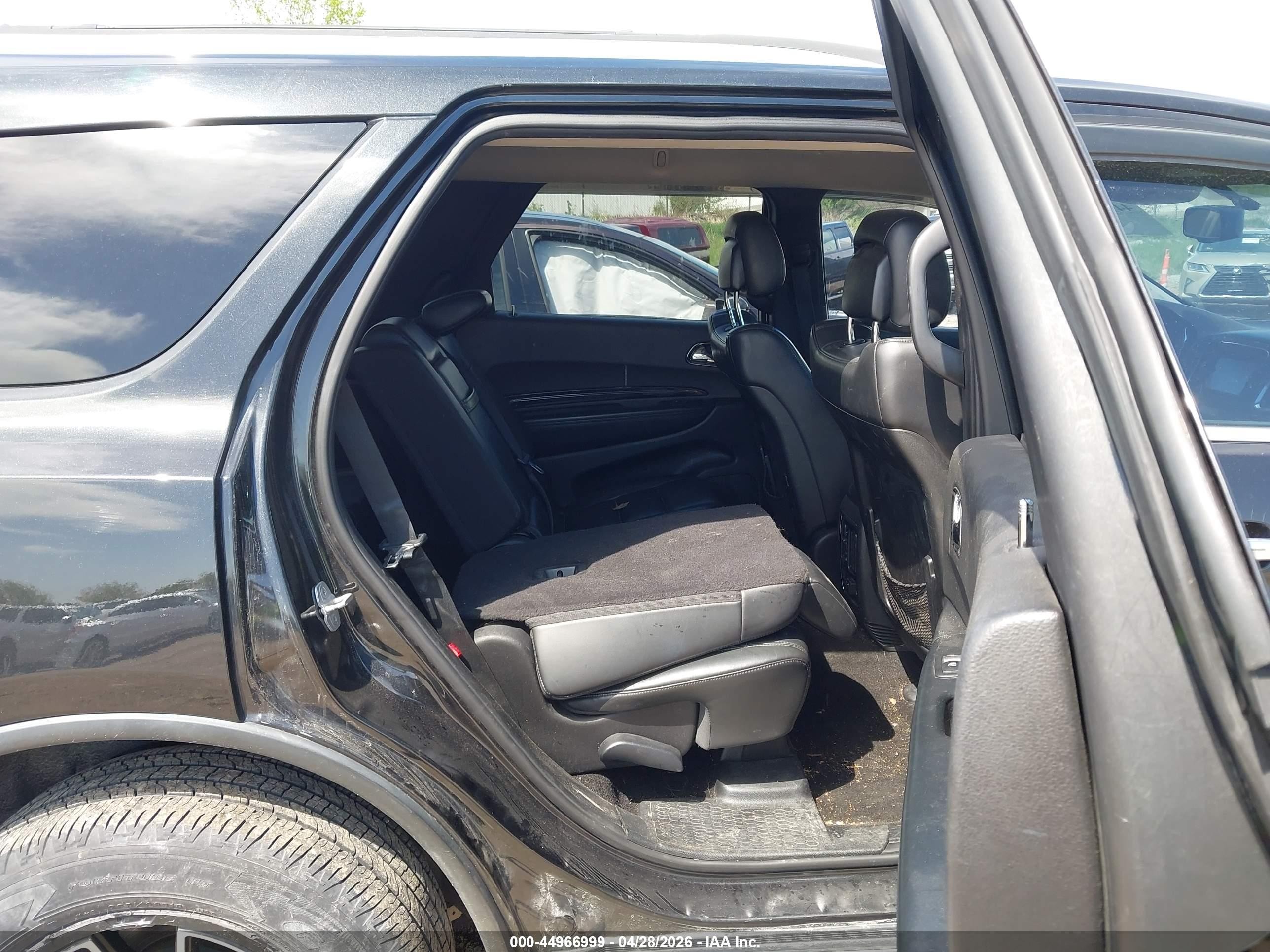 2013 Dodge Durango Crew Black vin: 1C4RDJDG6DC629243