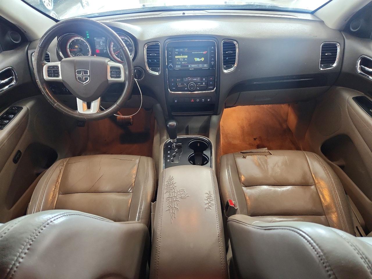 2013 Dodge Durango Crew Black vin: 1C4RDJDG6DC675672