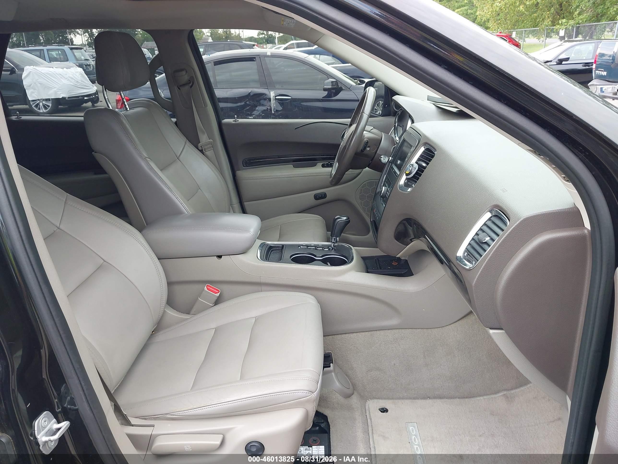 2013 Dodge Durango Crew Черный vin: 1C4RDJDG6DC682380