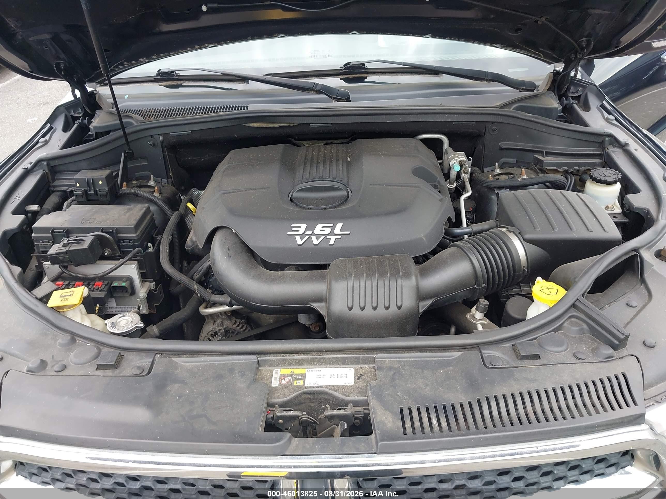 2013 Dodge Durango Crew Черный vin: 1C4RDJDG6DC682380