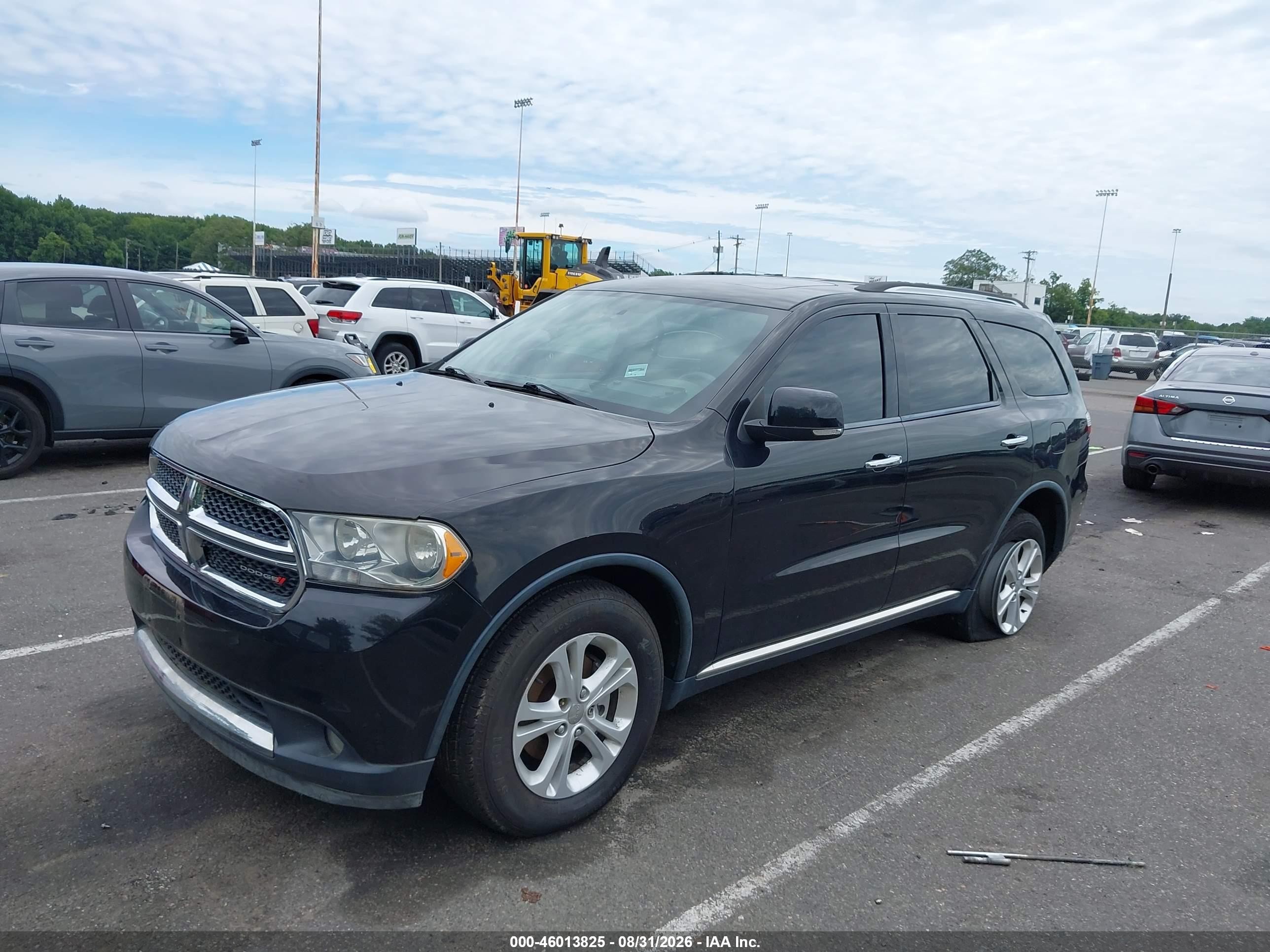 2013 Dodge Durango Crew Черный vin: 1C4RDJDG6DC682380