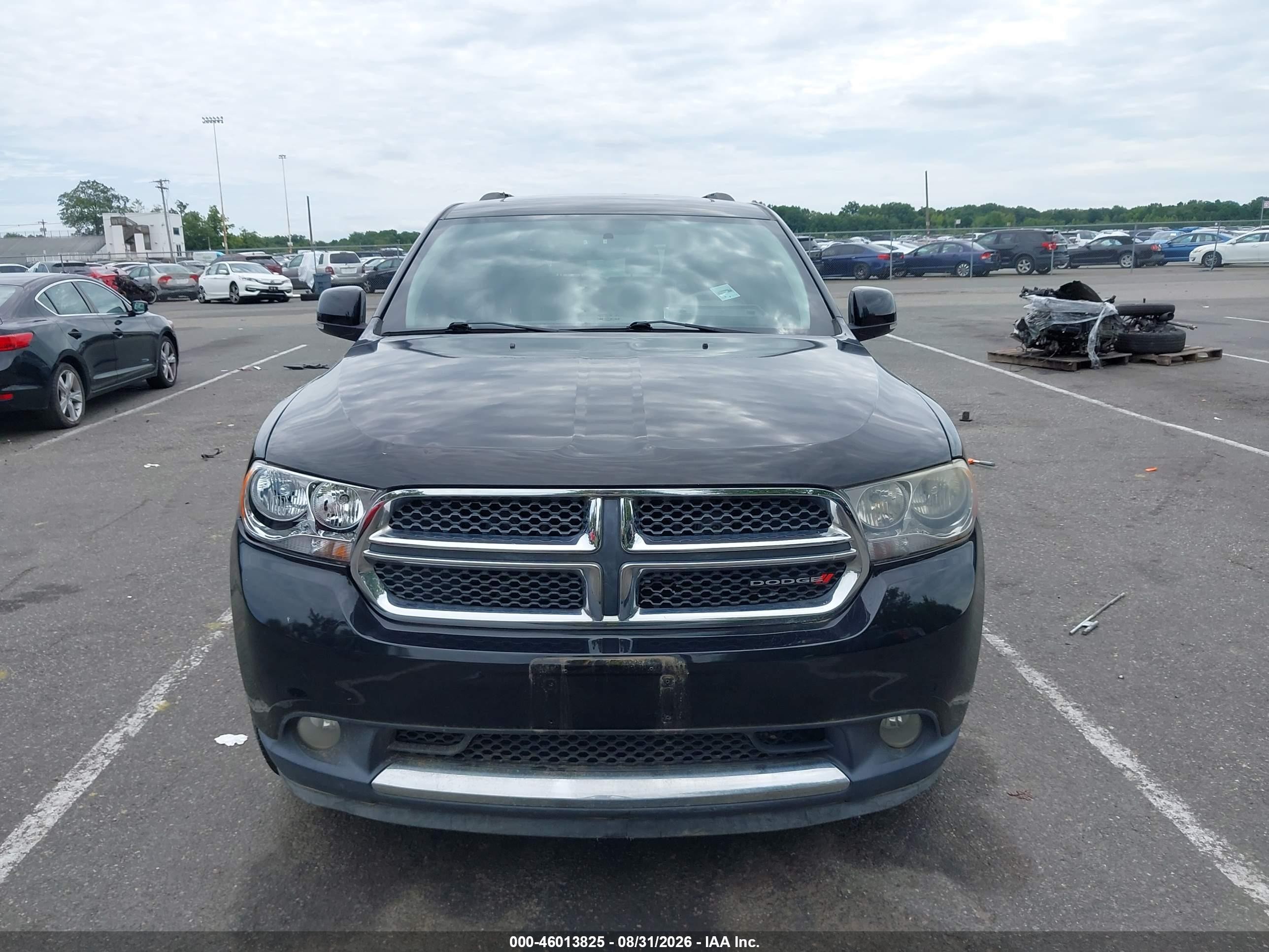 2013 Dodge Durango Crew Черный vin: 1C4RDJDG6DC682380