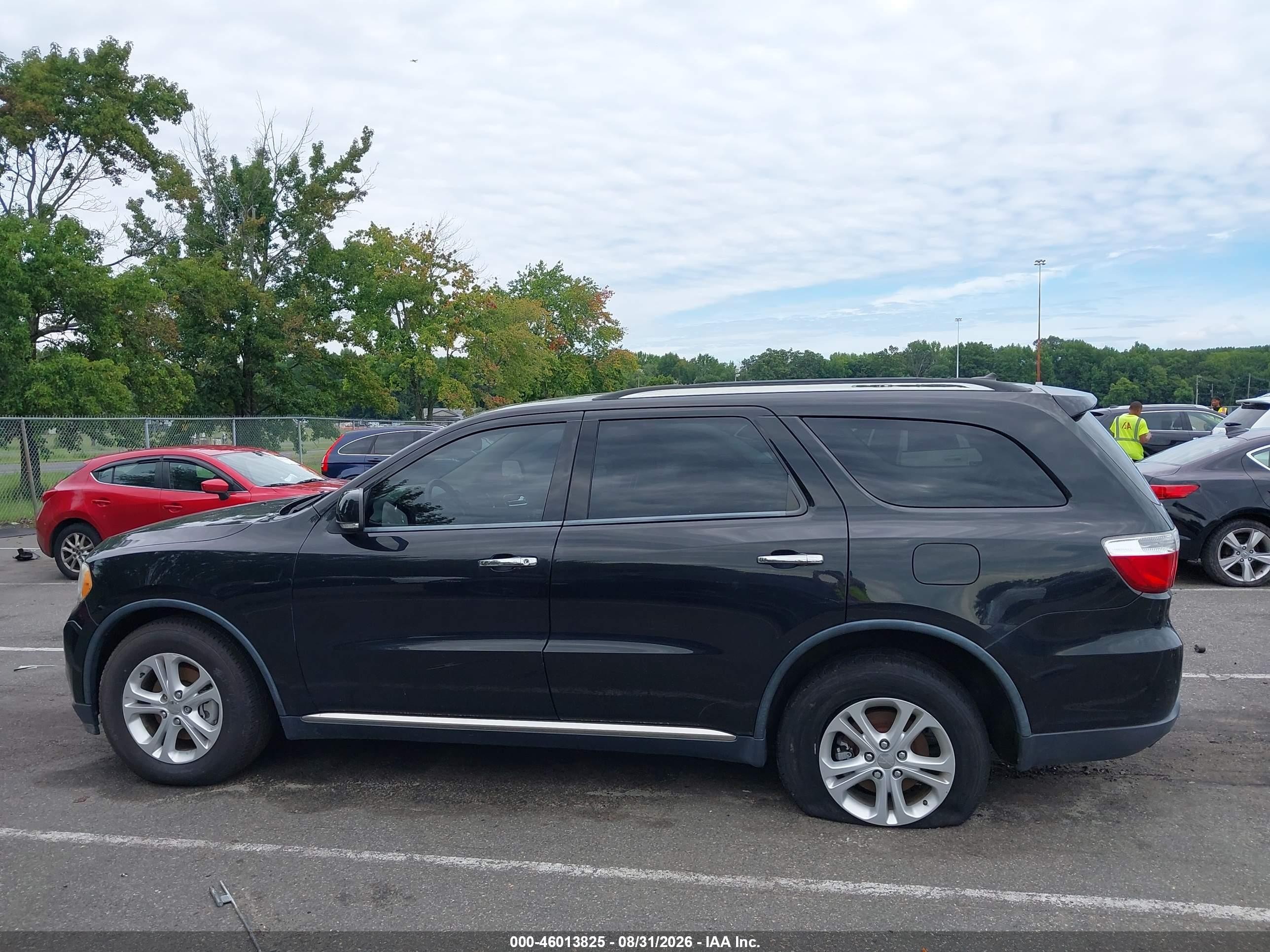 2013 Dodge Durango Crew Черный vin: 1C4RDJDG6DC682380