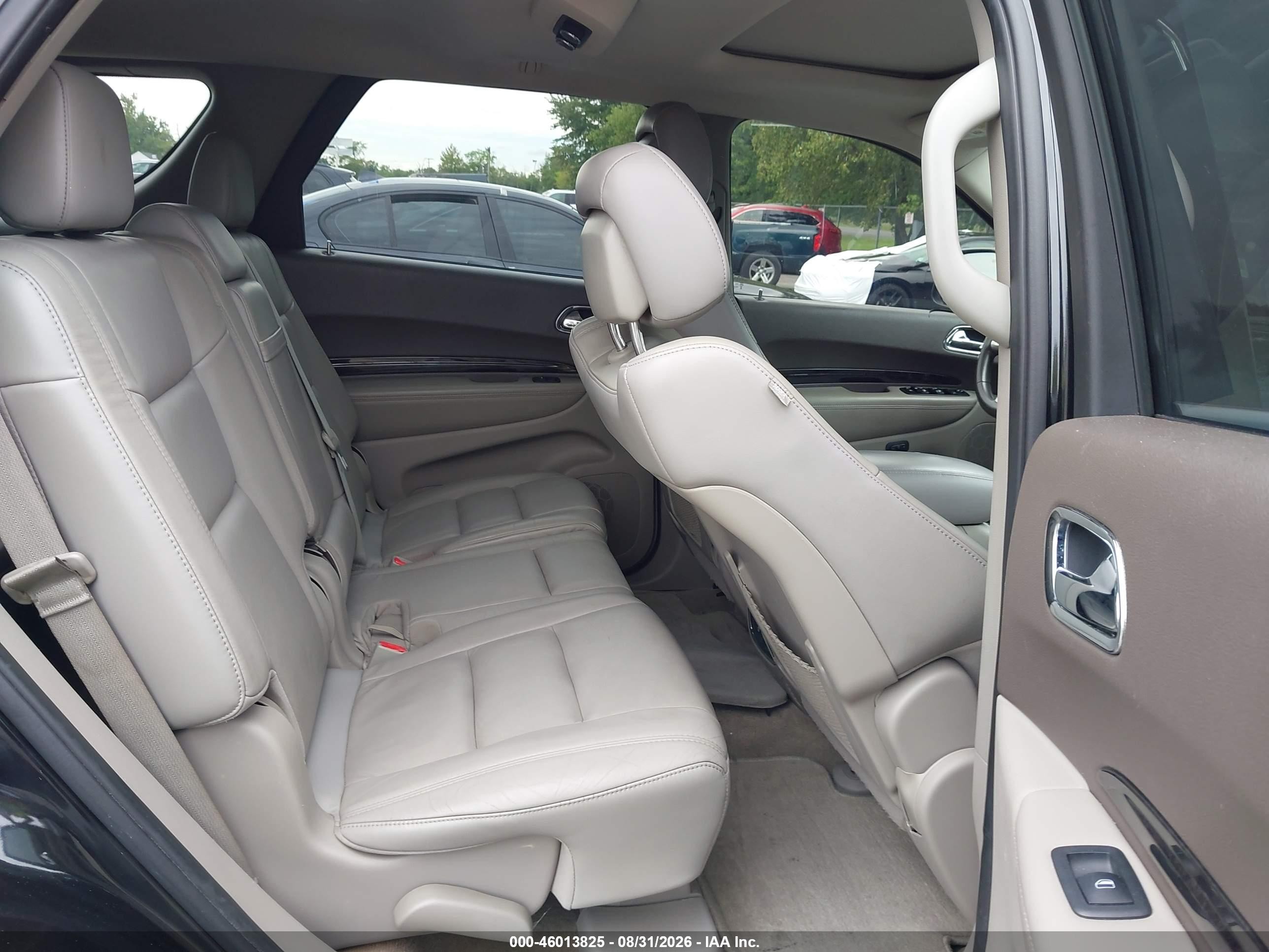 2013 Dodge Durango Crew Черный vin: 1C4RDJDG6DC682380