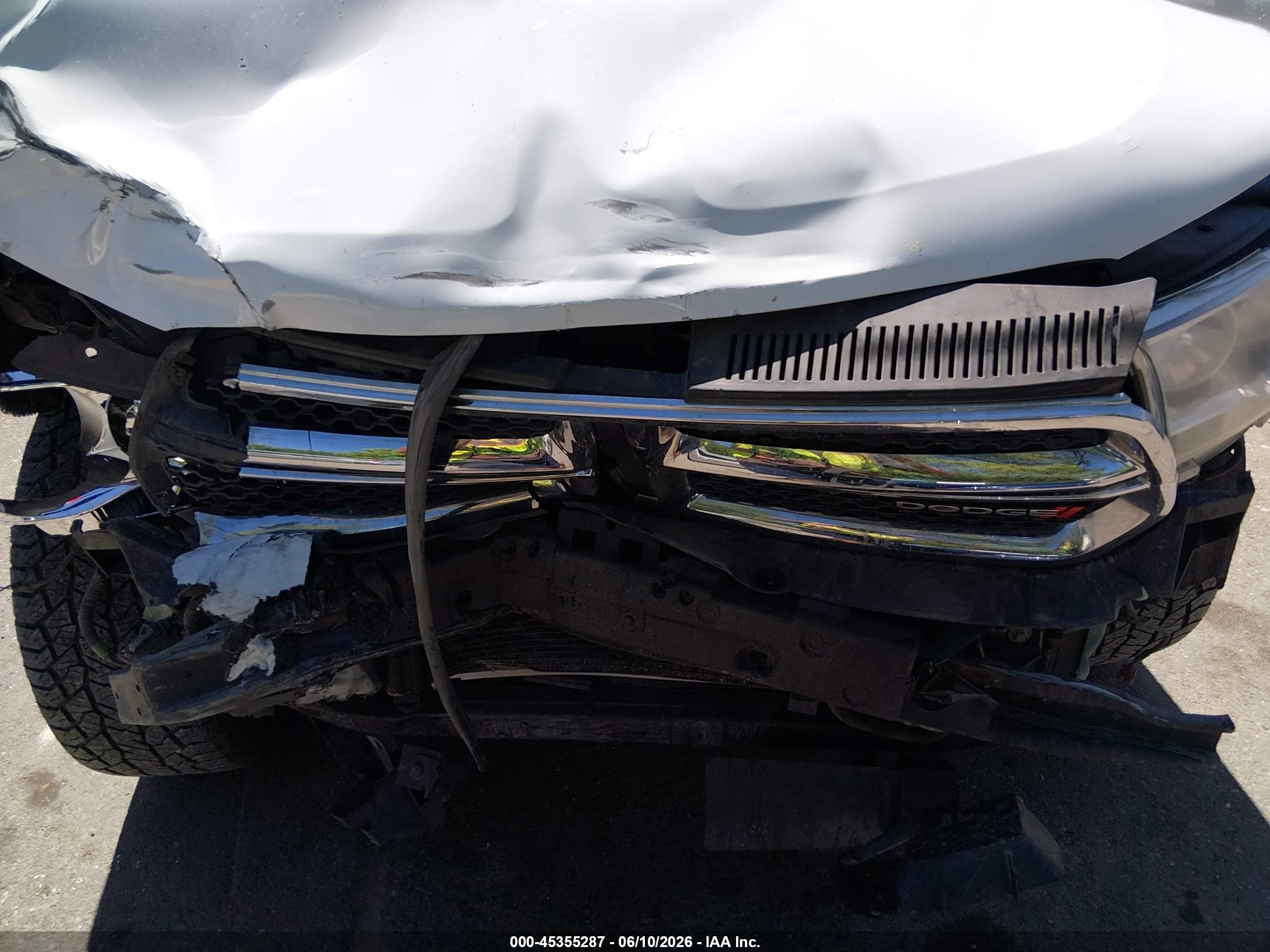2013 Dodge Durango Crew White vin: 1C4RDJDG6DC701106