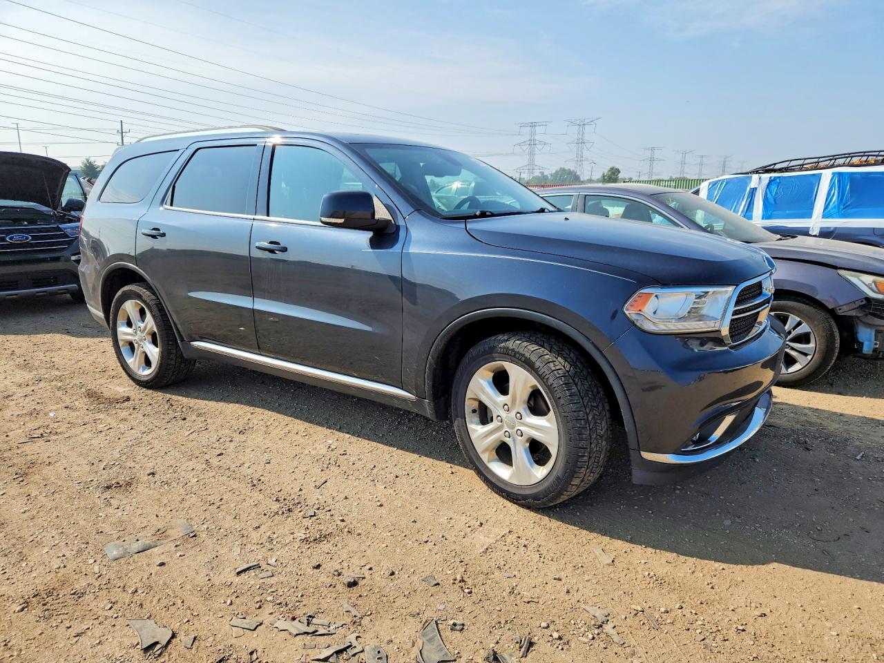 2014 Dodge Durango Limited Gray vin: 1C4RDJDG6EC360808