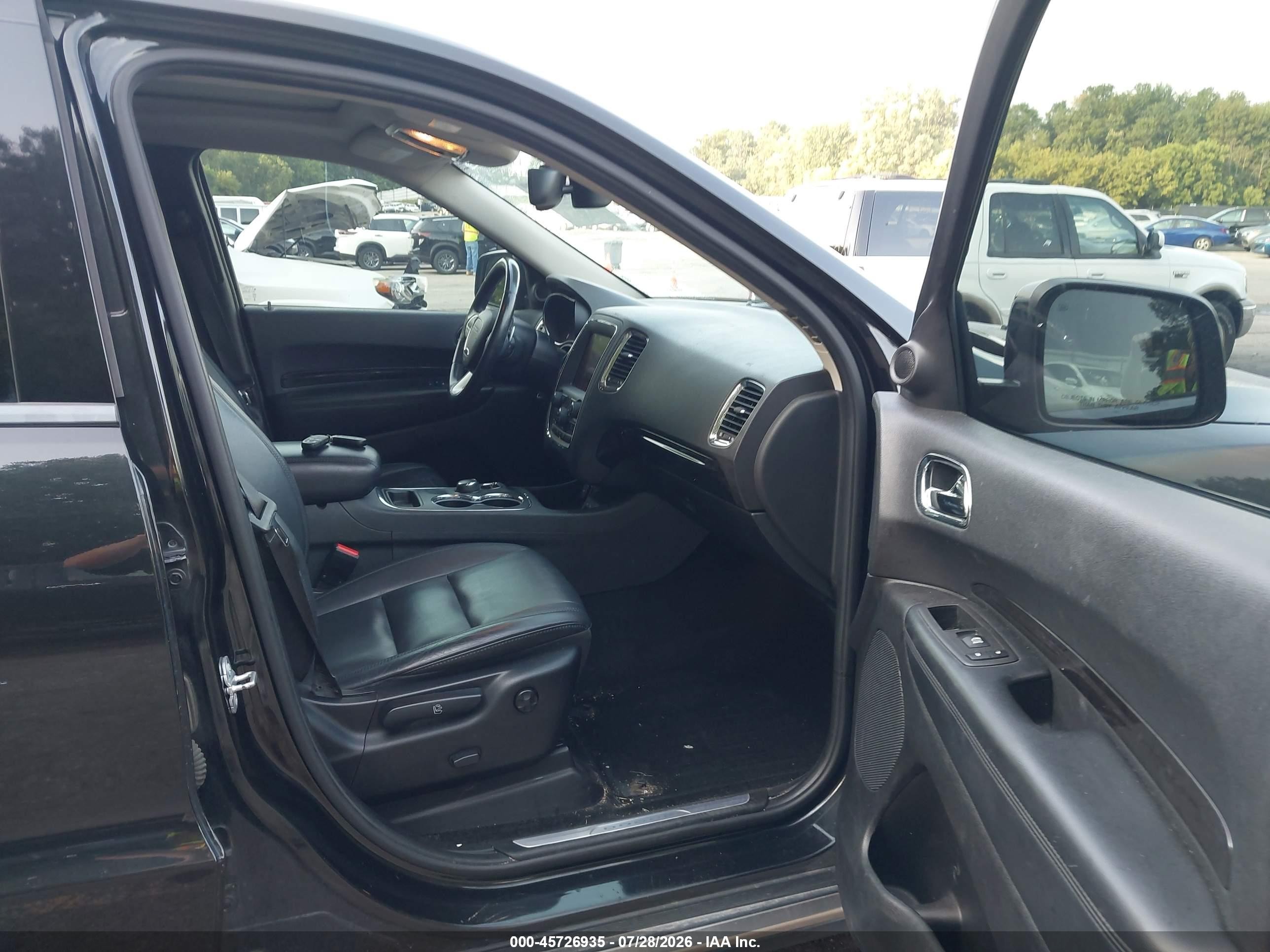 2014 Dodge Durango Limited Black vin: 1C4RDJDG6EC388687