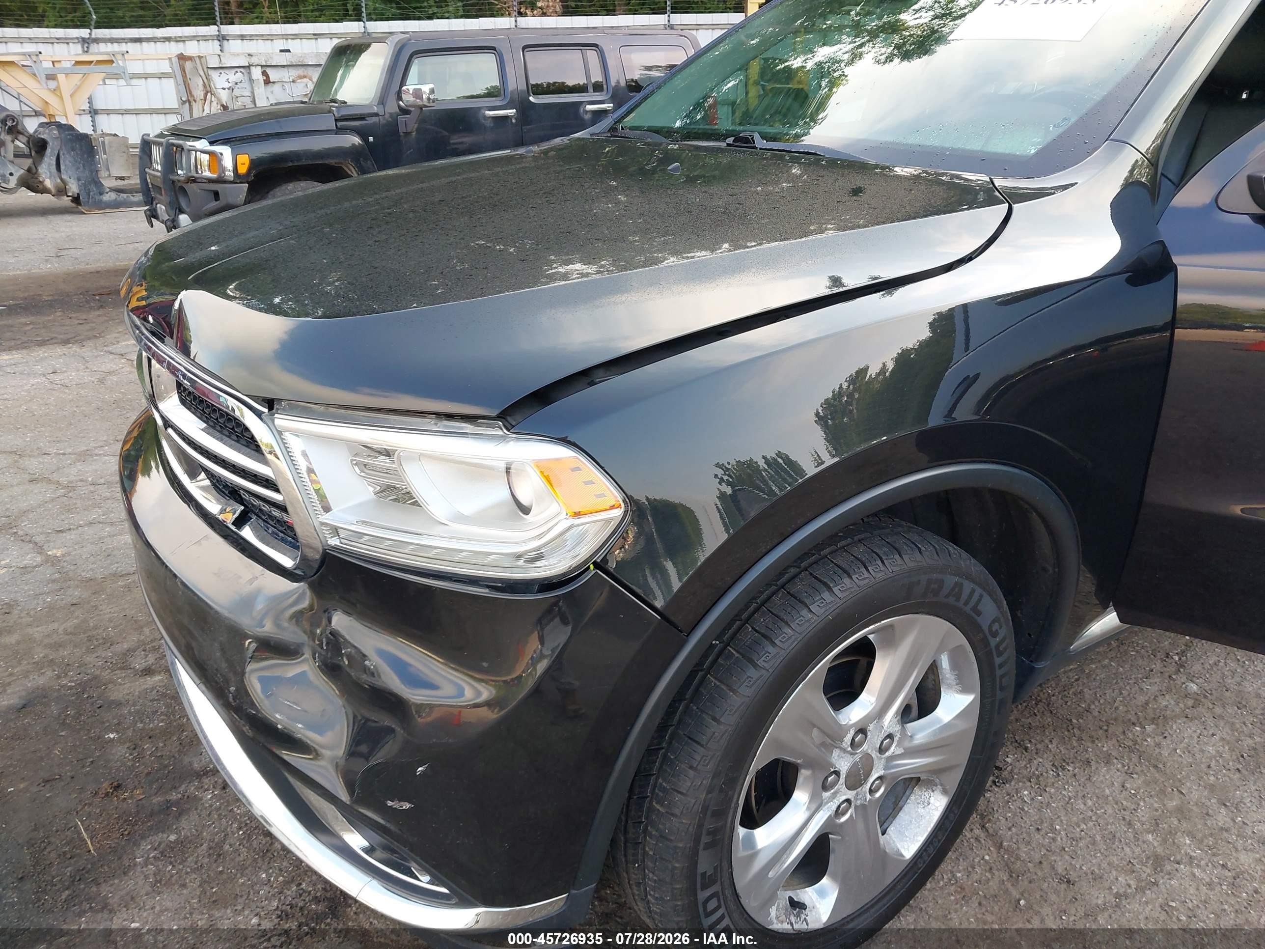 2014 Dodge Durango Limited Black vin: 1C4RDJDG6EC388687