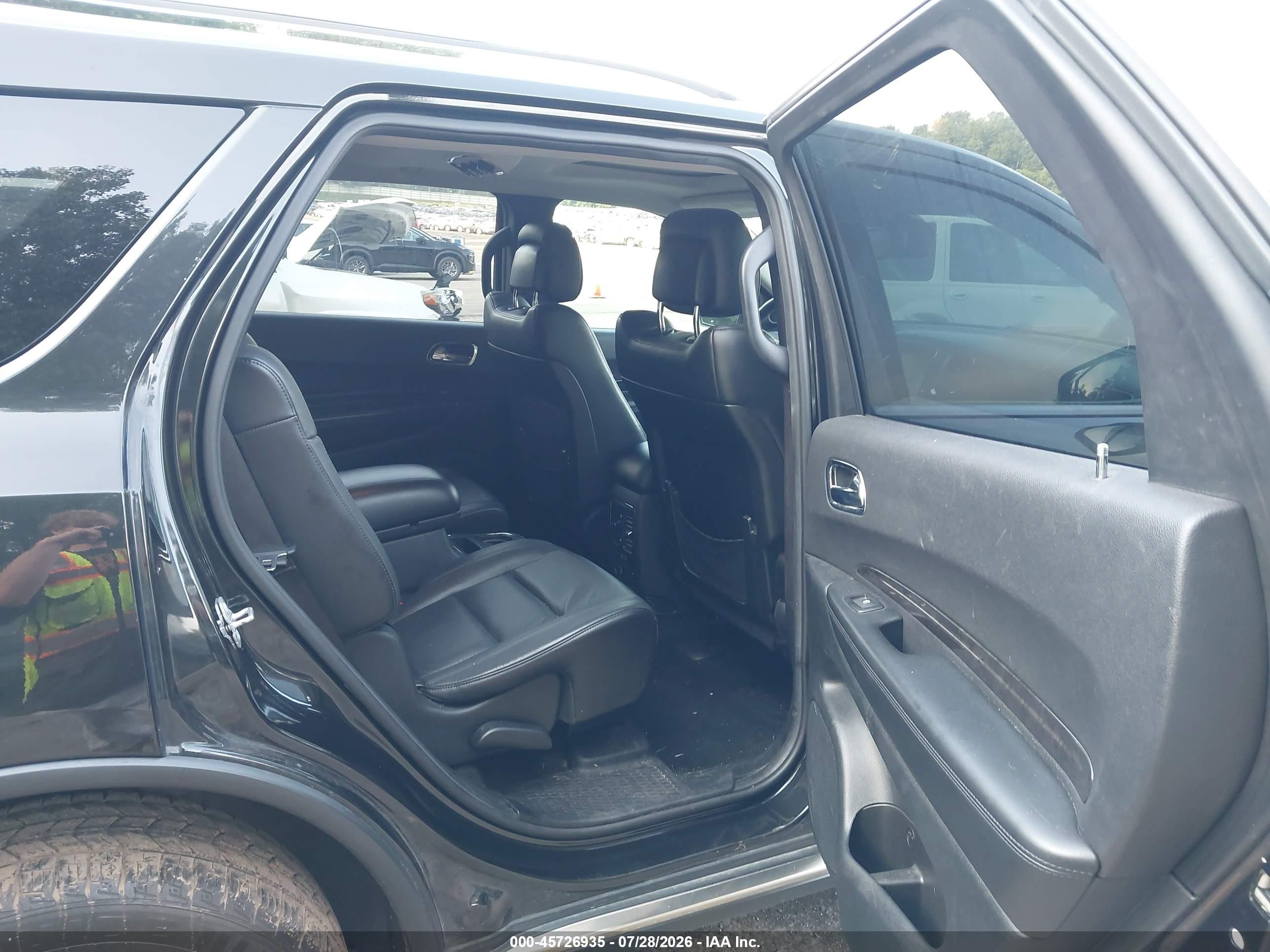 2014 Dodge Durango Limited Black vin: 1C4RDJDG6EC388687