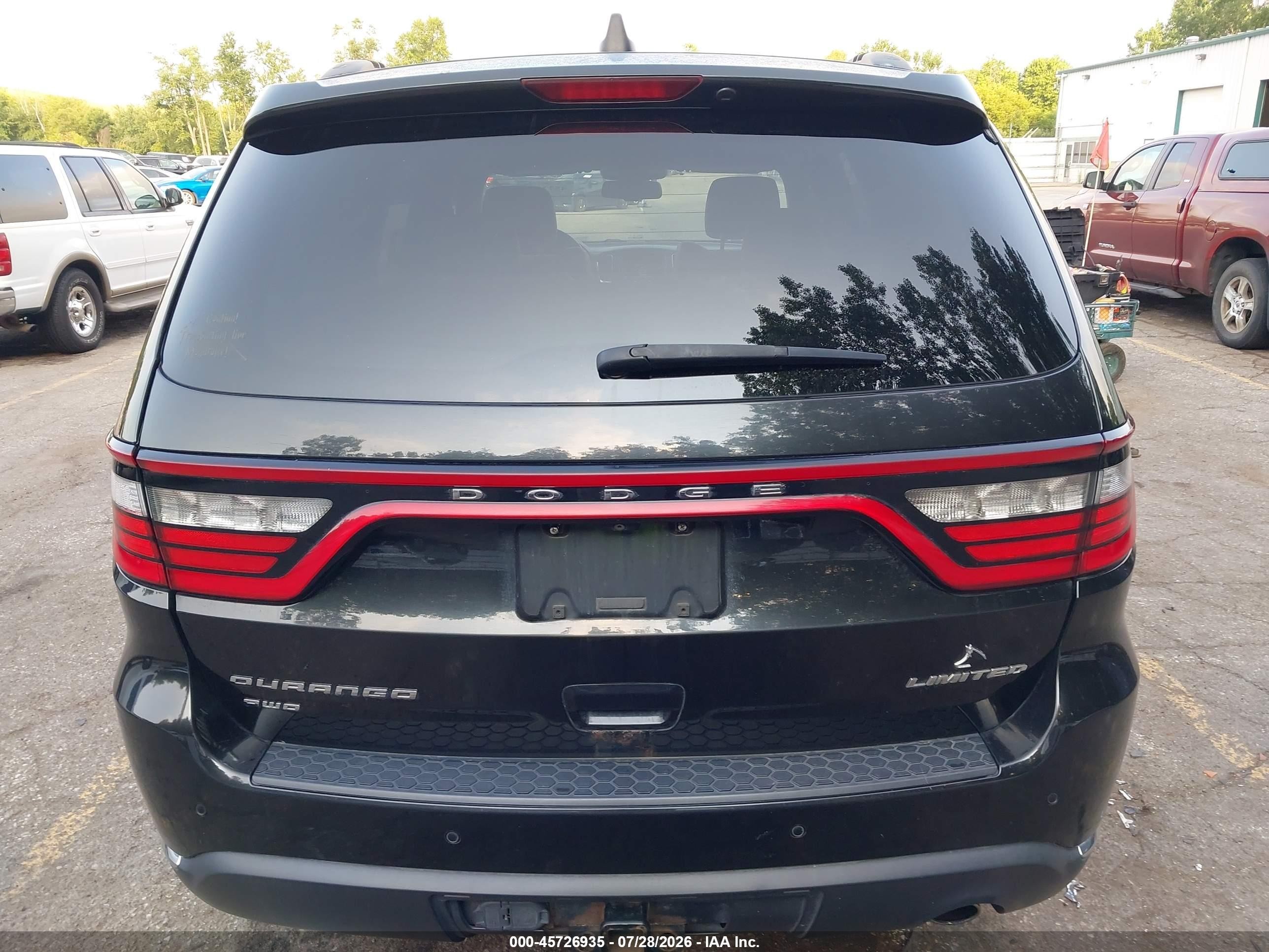 2014 Dodge Durango Limited Black vin: 1C4RDJDG6EC388687