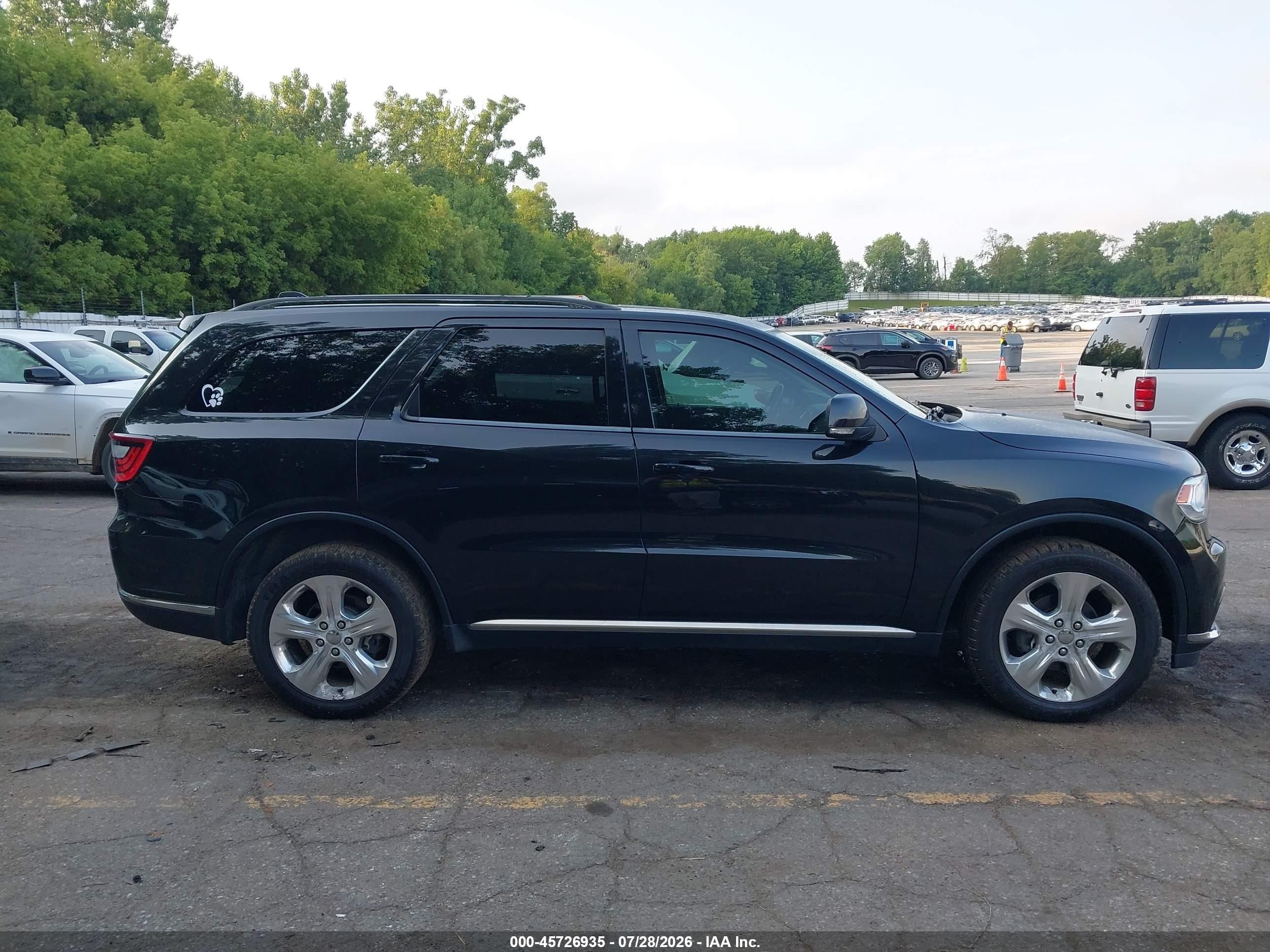 2014 Dodge Durango Limited Black vin: 1C4RDJDG6EC388687