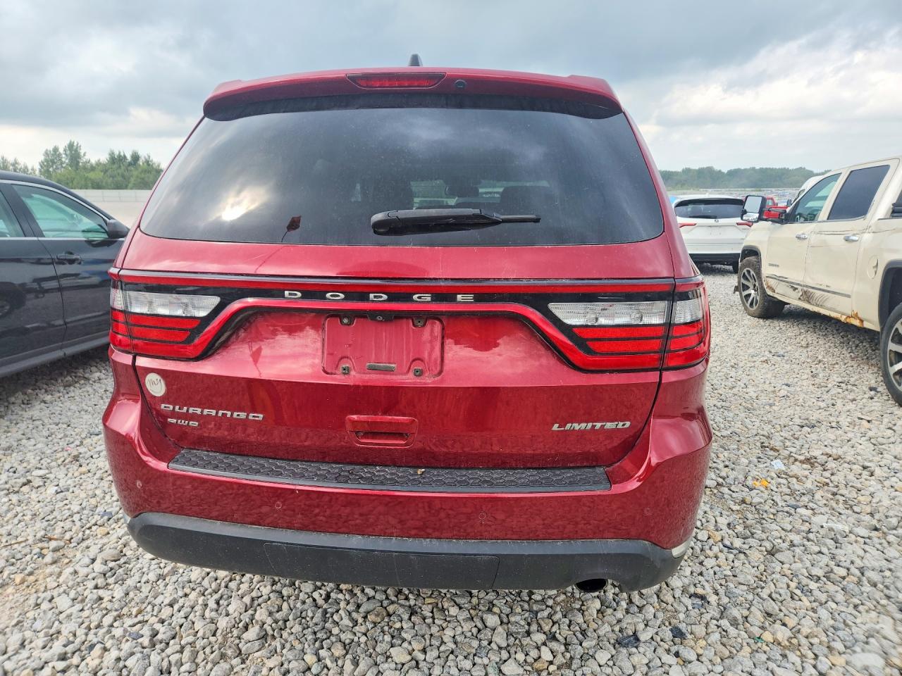 2014 Dodge Durango Limited Красный vin: 1C4RDJDG6EC425365