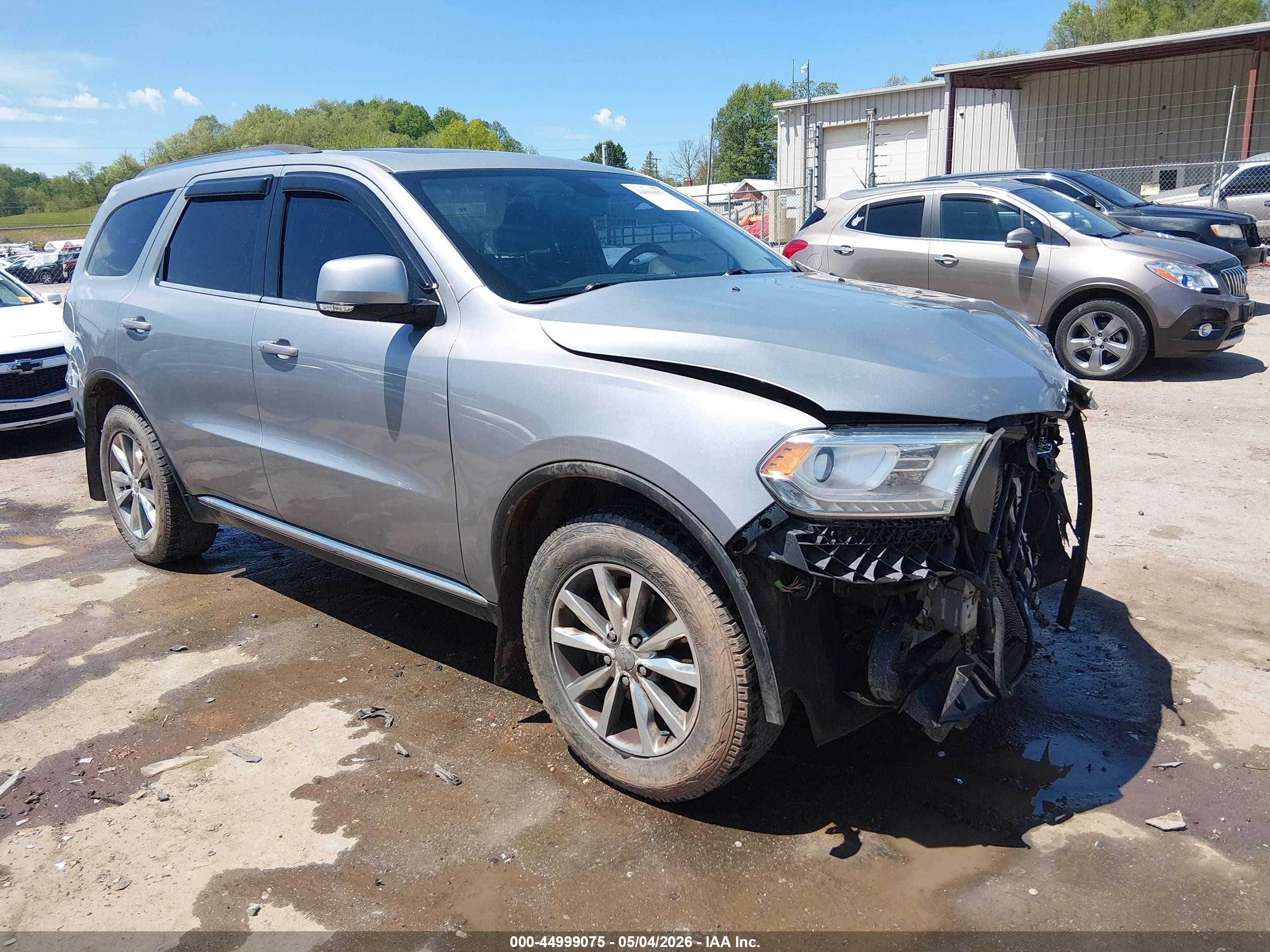 2014 Dodge Durango Limited Silver vin: 1C4RDJDG6EC451044