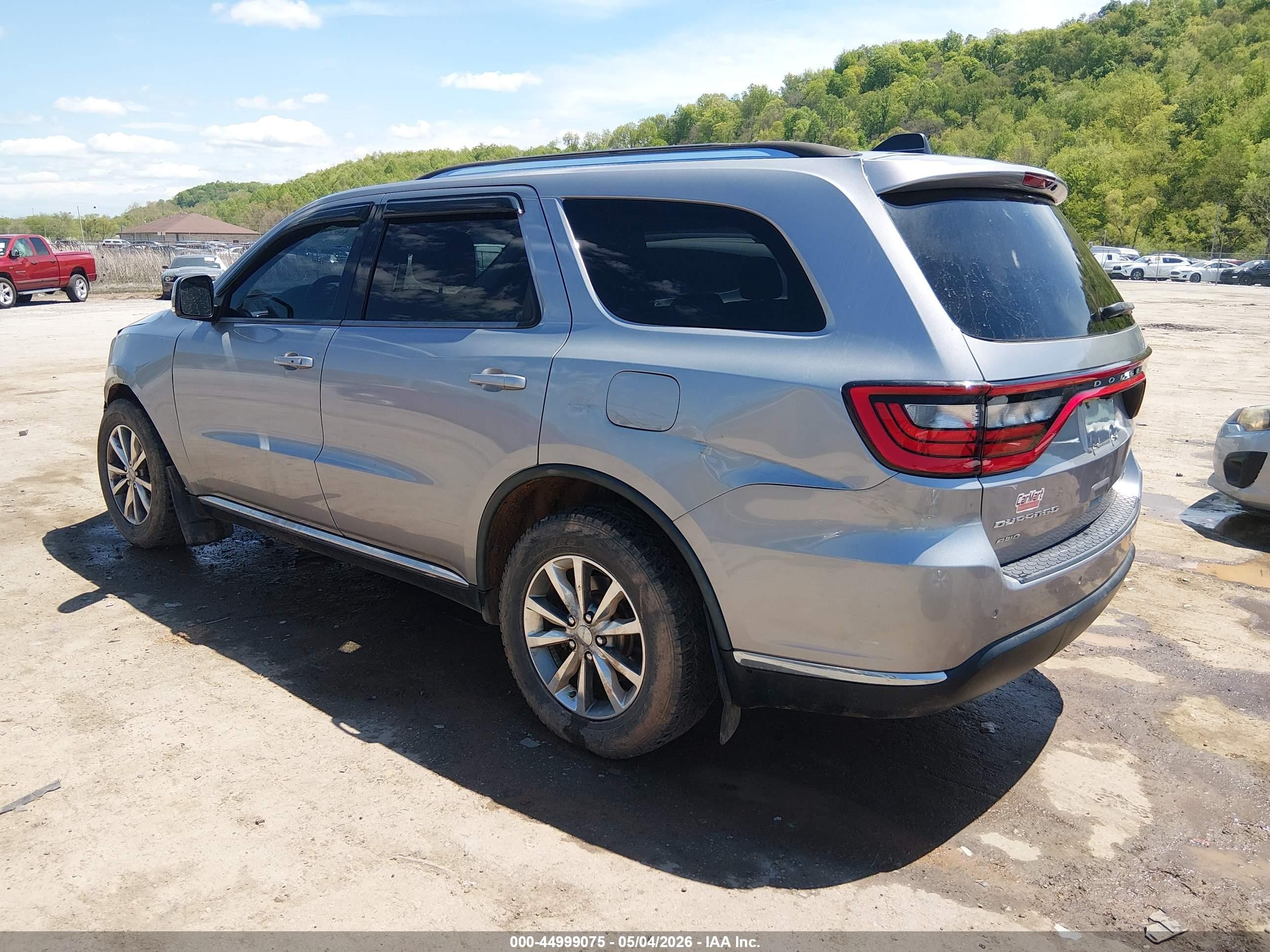 2014 Dodge Durango Limited Silver vin: 1C4RDJDG6EC451044