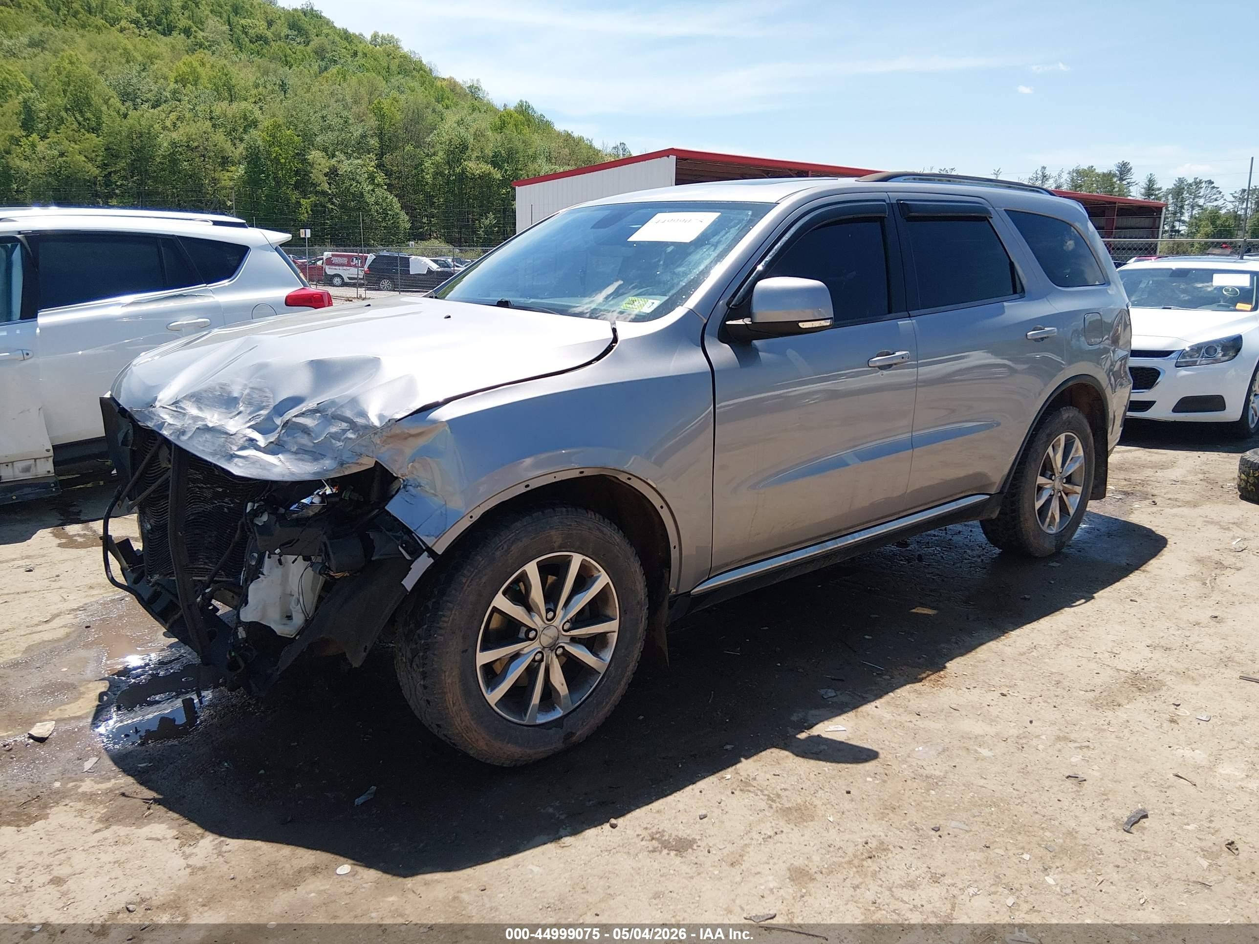 2014 Dodge Durango Limited Silver vin: 1C4RDJDG6EC451044