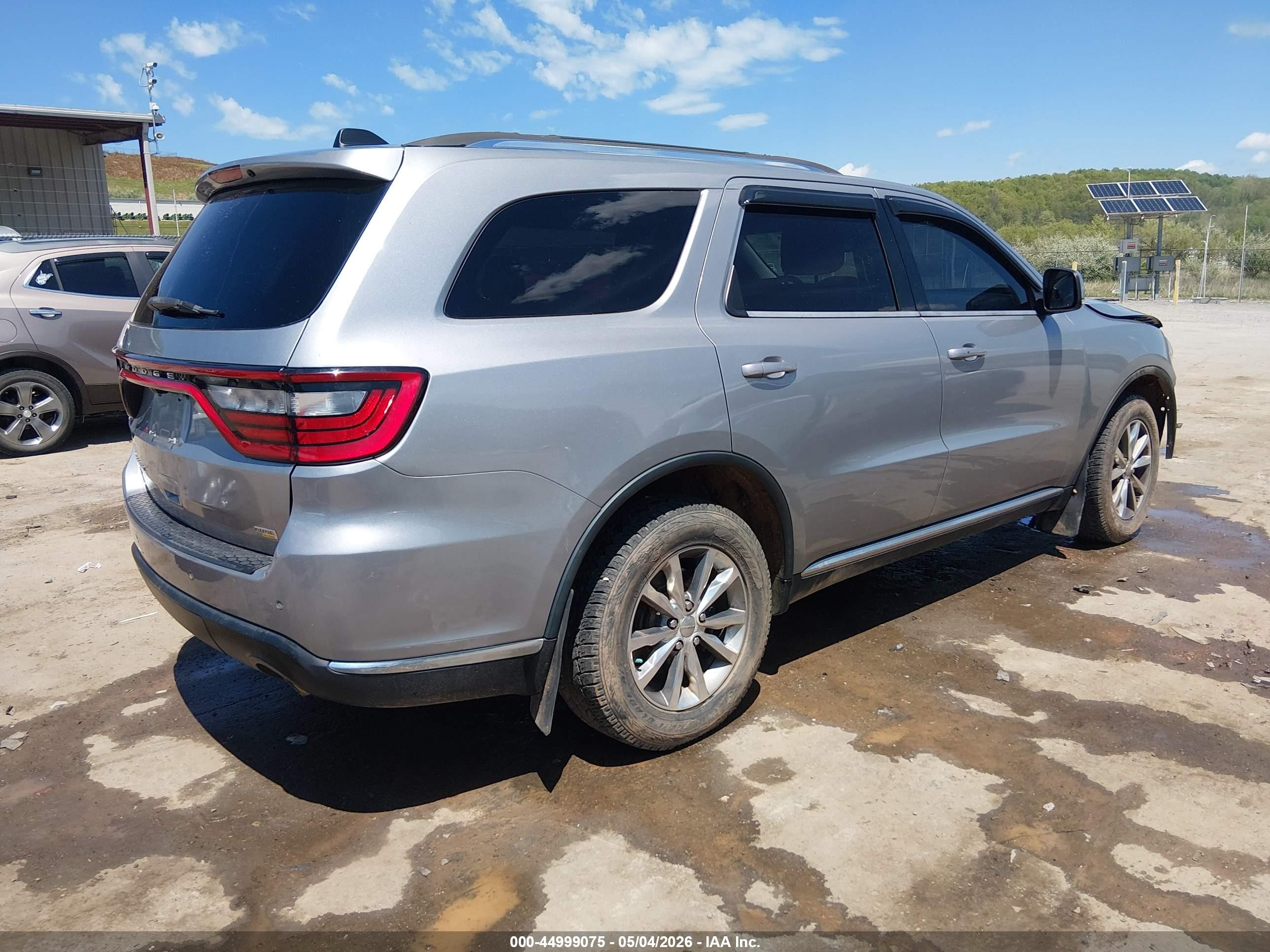2014 Dodge Durango Limited Silver vin: 1C4RDJDG6EC451044