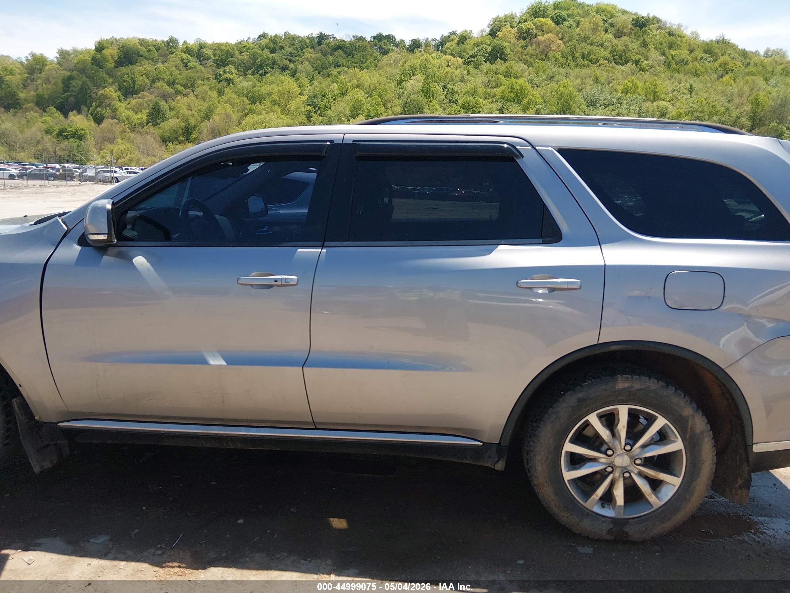 2014 Dodge Durango Limited Silver vin: 1C4RDJDG6EC451044