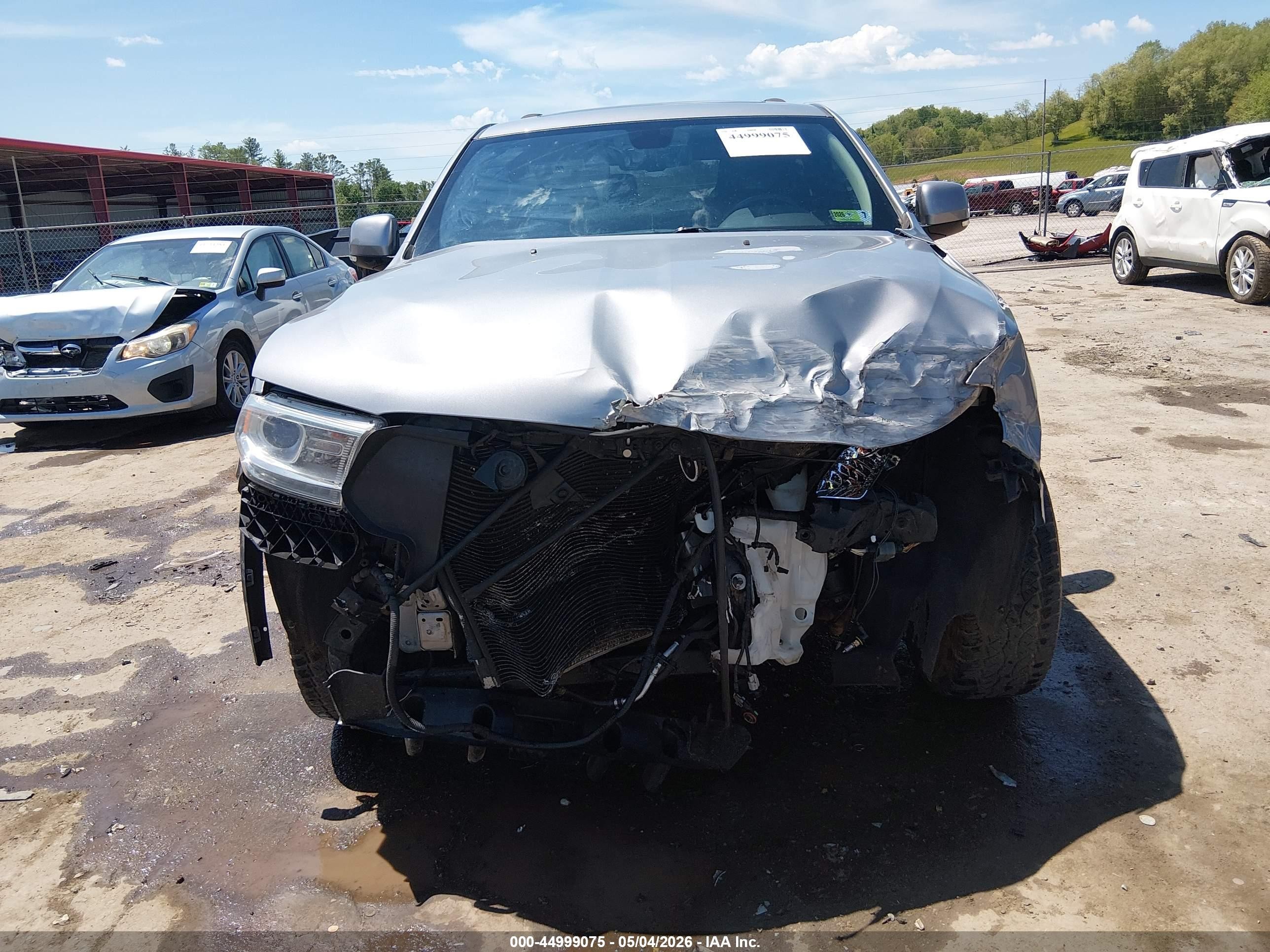 2014 Dodge Durango Limited Silver vin: 1C4RDJDG6EC451044