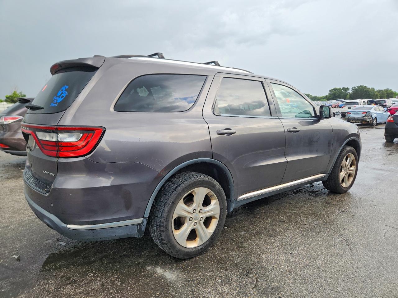 2014 Dodge Durango Limited Gray vin: 1C4RDJDG6EC539544
