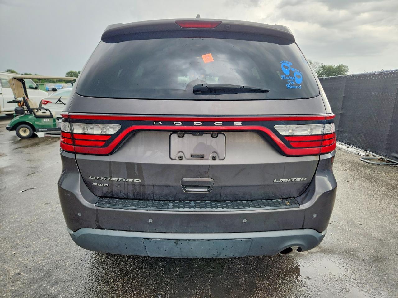 2014 Dodge Durango Limited Gray vin: 1C4RDJDG6EC539544