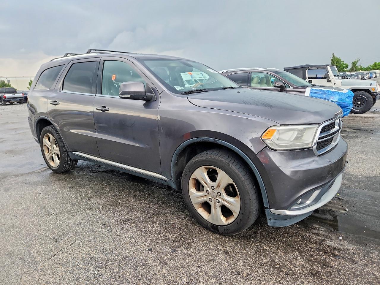 2014 Dodge Durango Limited Gray vin: 1C4RDJDG6EC539544