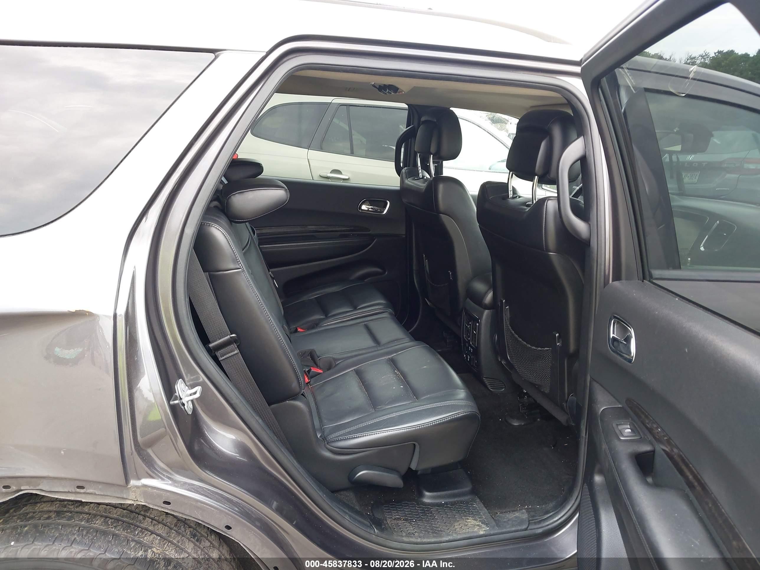 2014 Dodge Durango Limited Black vin: 1C4RDJDG6EC598383