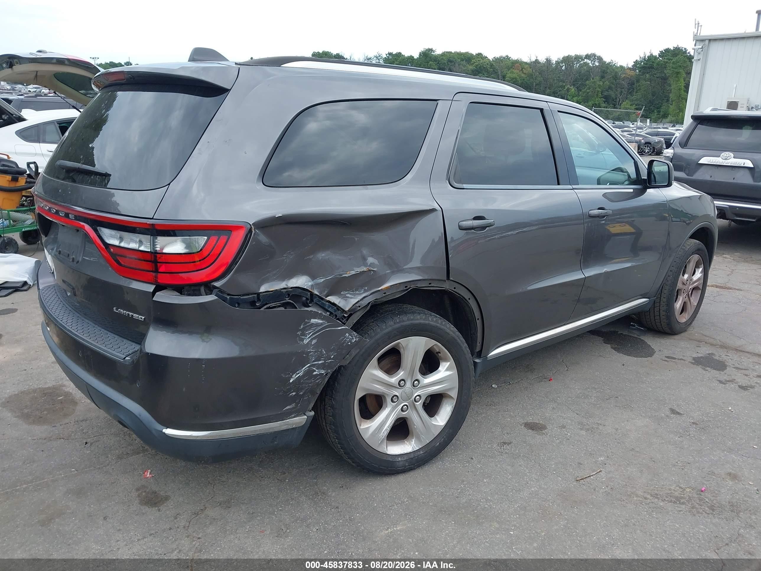 2014 Dodge Durango Limited Black vin: 1C4RDJDG6EC598383
