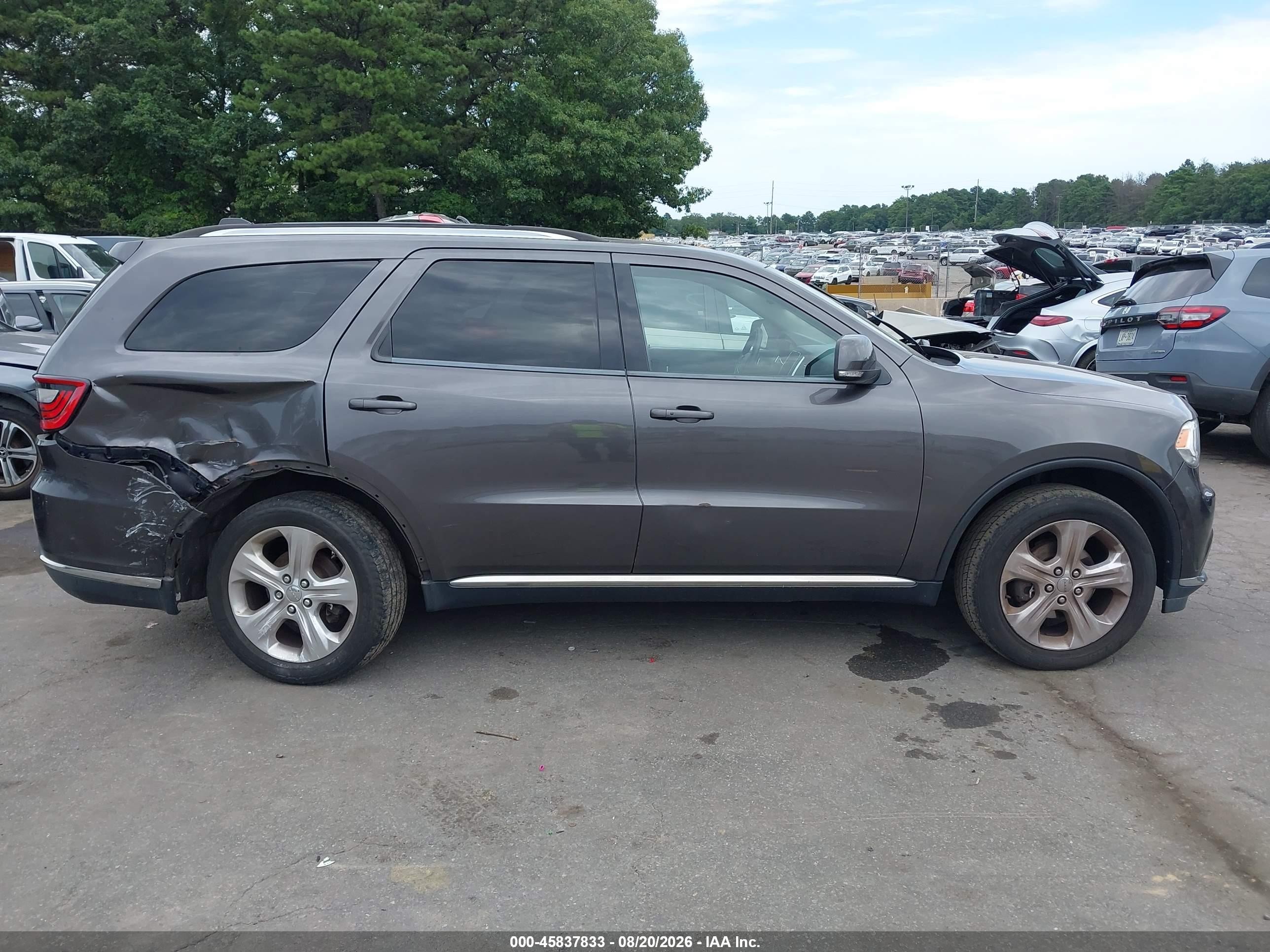 2014 Dodge Durango Limited Black vin: 1C4RDJDG6EC598383