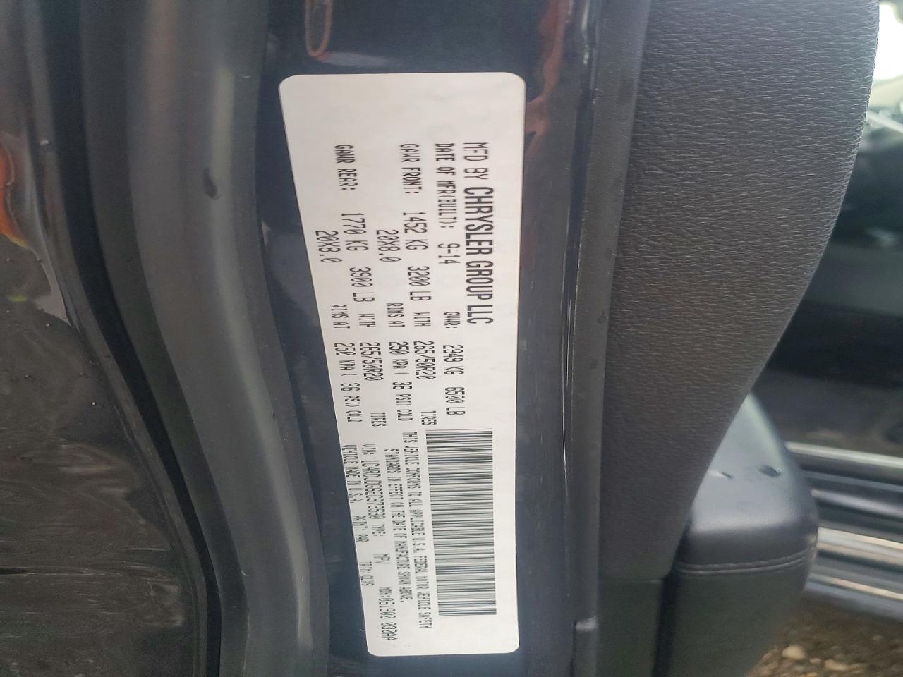 2014 Dodge Durango Limited Синий vin: 1C4RDJDG6EC973530