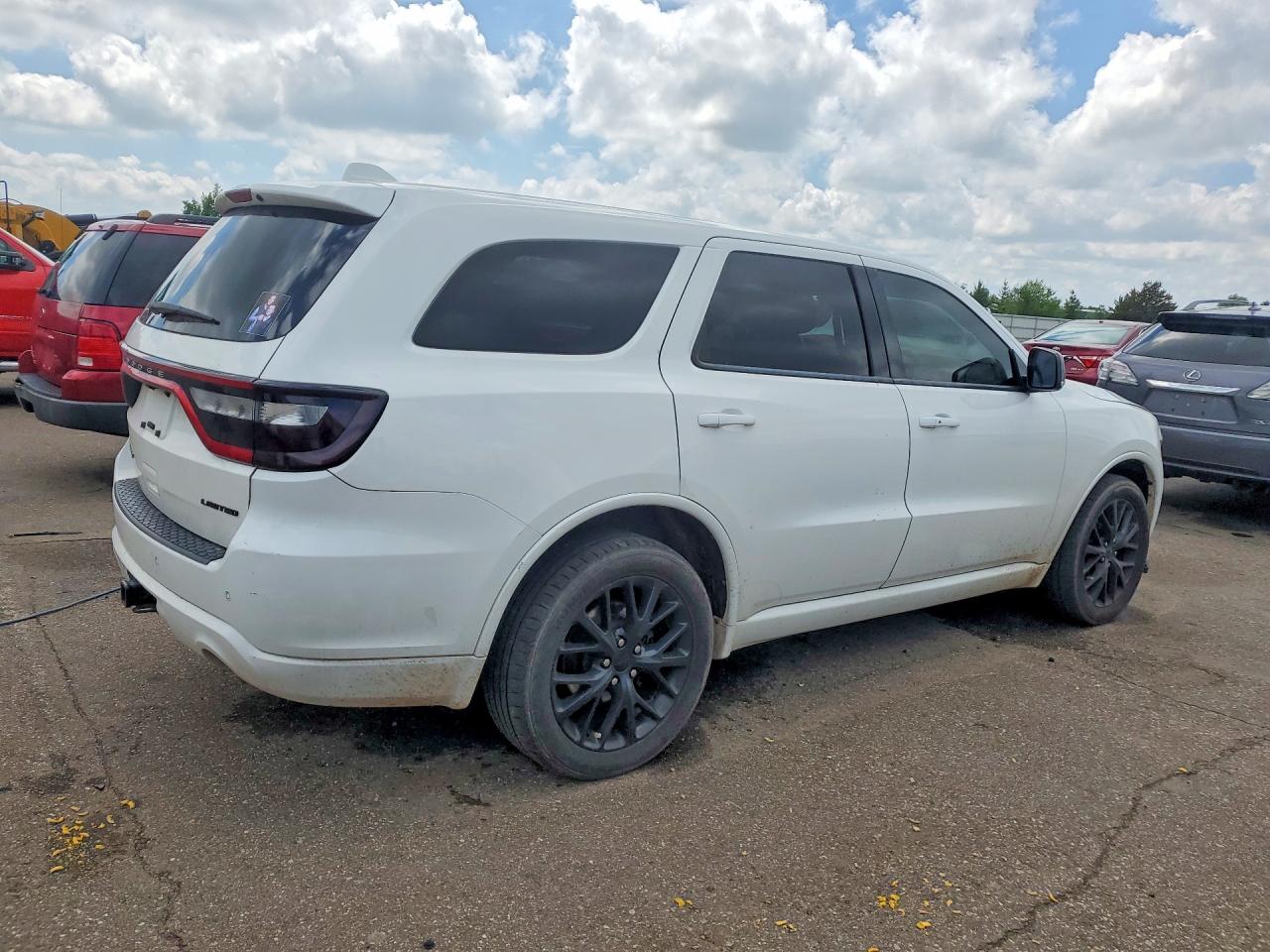 2015 Dodge Durango Limited White vin: 1C4RDJDG6FC128162
