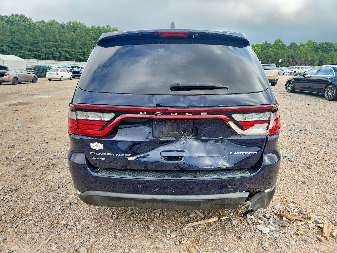 2015 Dodge Durango Limited Синий vin: 1C4RDJDG6FC203068