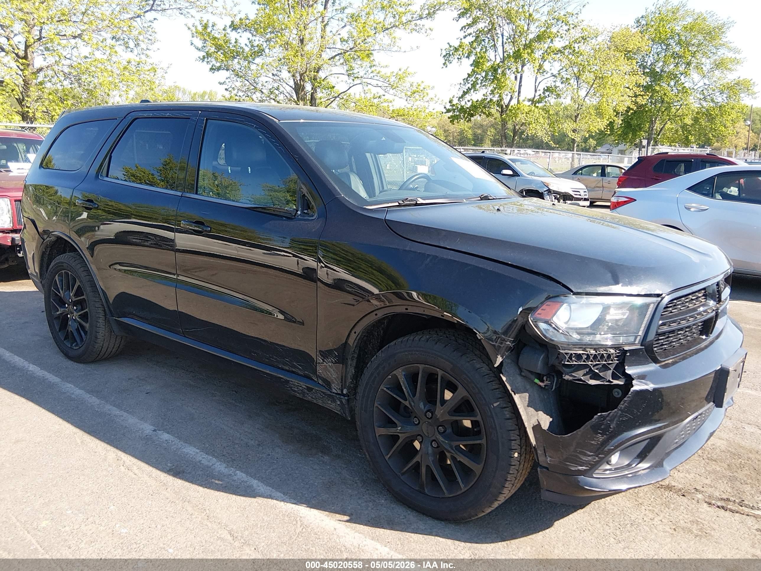 2015 Dodge Durango Limited Black vin: 1C4RDJDG6FC782126