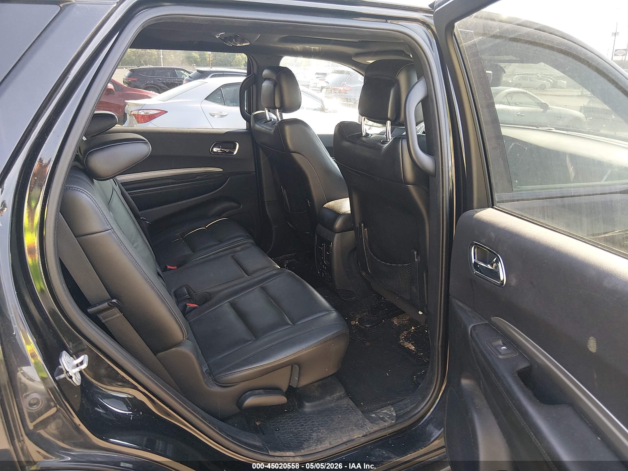 2015 Dodge Durango Limited Black vin: 1C4RDJDG6FC782126