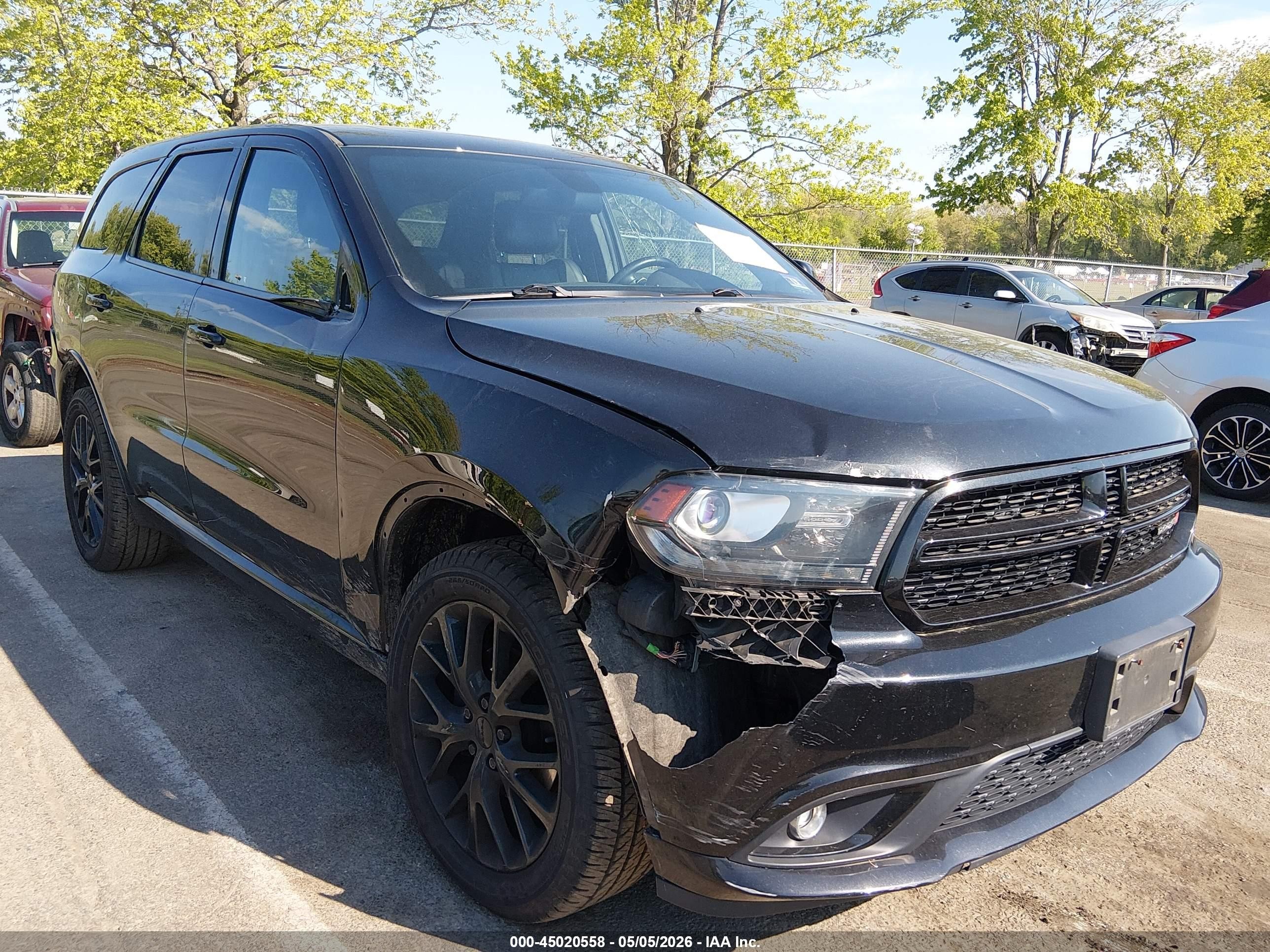 2015 Dodge Durango Limited Black vin: 1C4RDJDG6FC782126